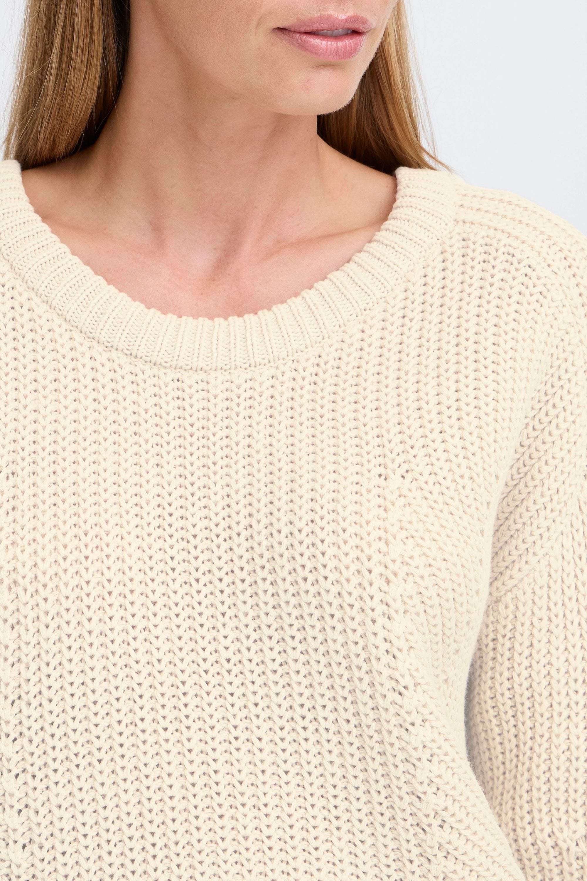 OXMO Strickfleece-Pullover »Strickpullover OXKanna«