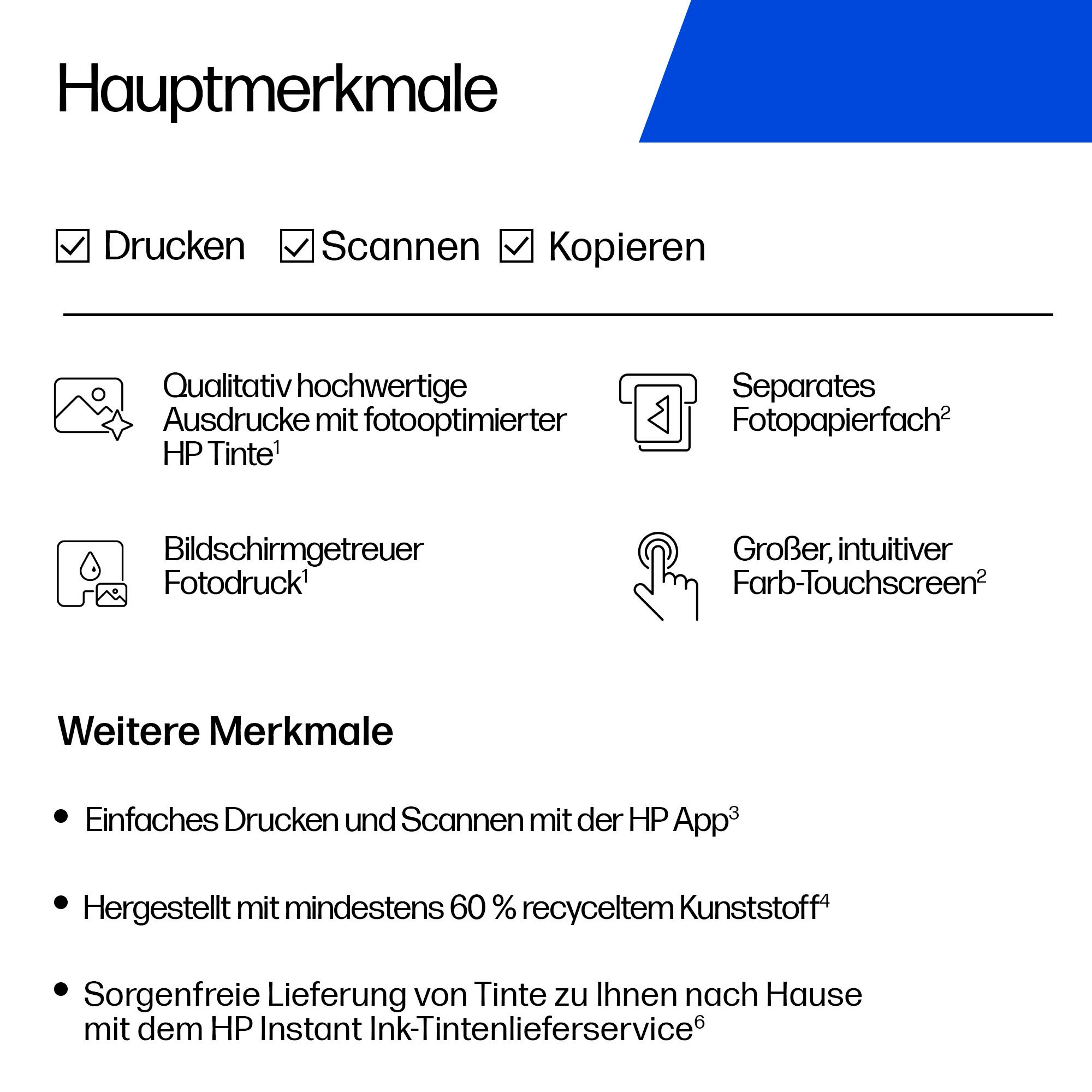 HP Multifunktionsdrucker »Envy Photo 7930« 3 Monate gratis* drucken mit Instant Ink