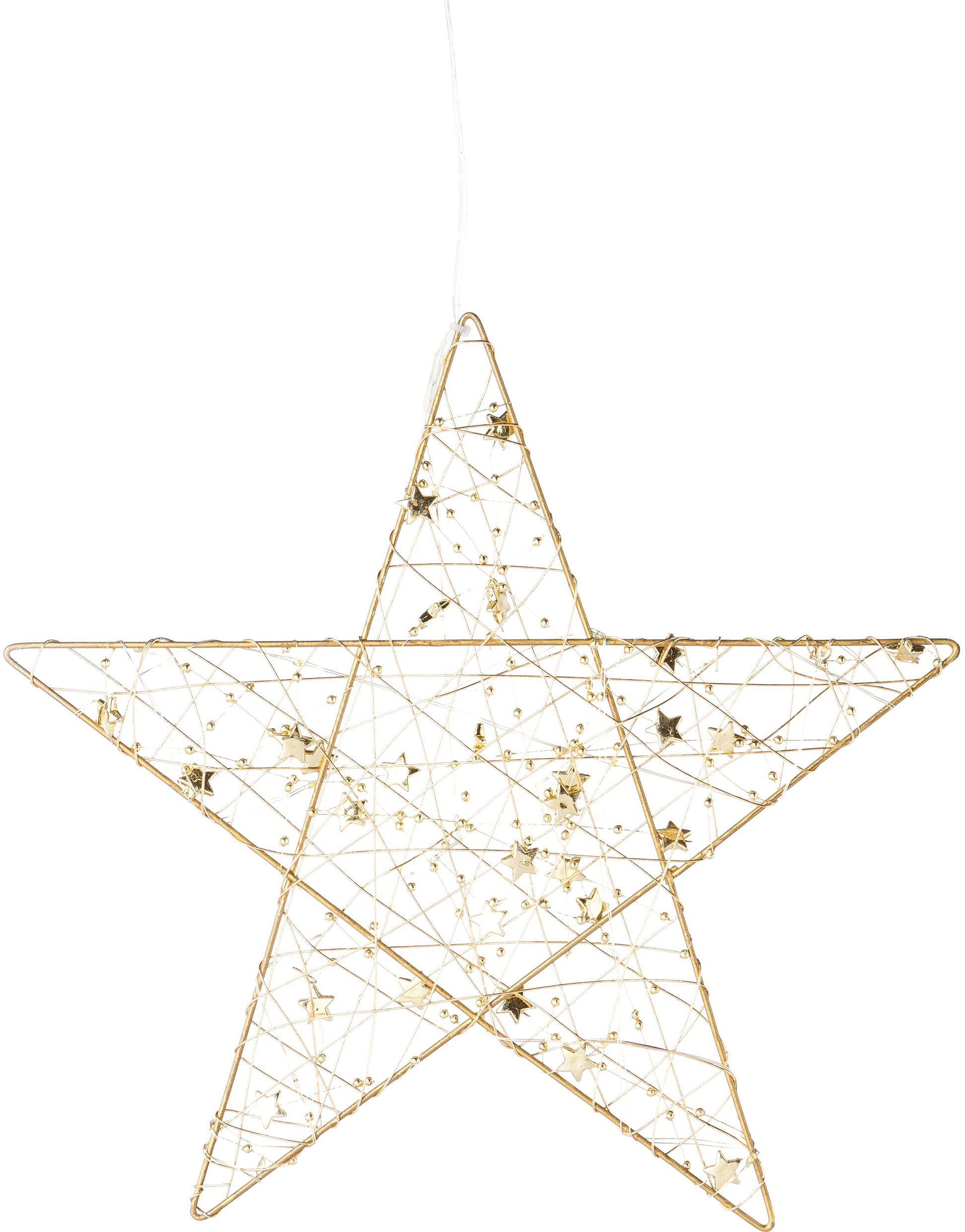 Creativ light LED Stern »Weihnachtsstern, Weihnachtsdeko«, aus Draht, mit  15 LED\'s, Ø 30 cm mit Timerfunktion, im 2er-Set online kaufen | mit 3  Jahren XXL Garantie
