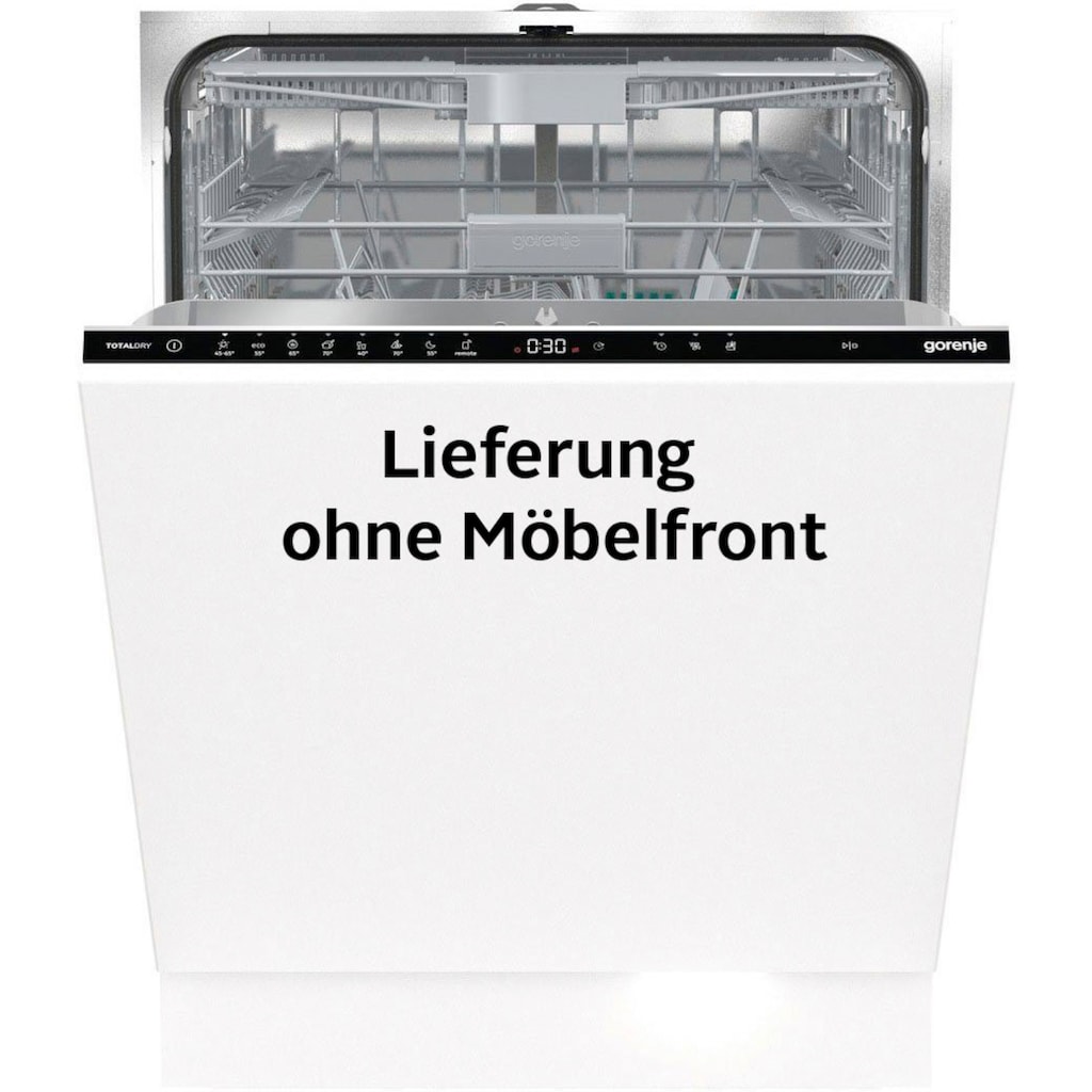 GORENJE vollintegrierbarer Geschirrspüler, GV673C60, 16 Maßgedecke, automatische Türöffnung