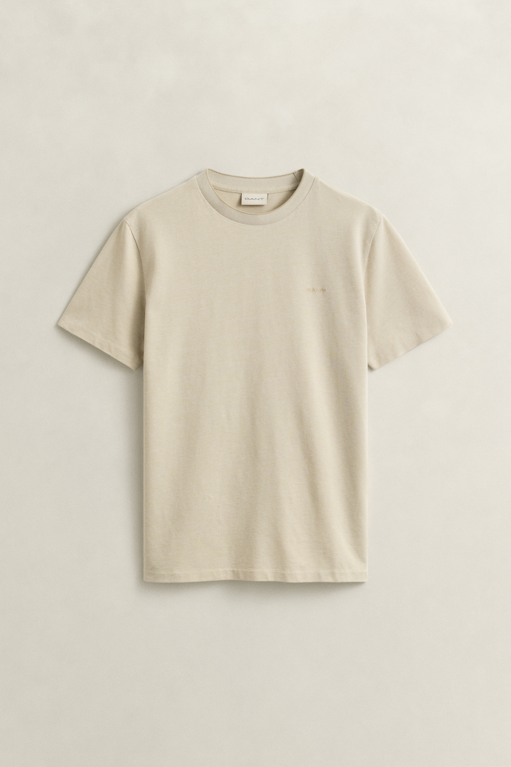 Gant T-Shirt »TONE PIQUE« Regular fit mit Rundhalsausschnitt