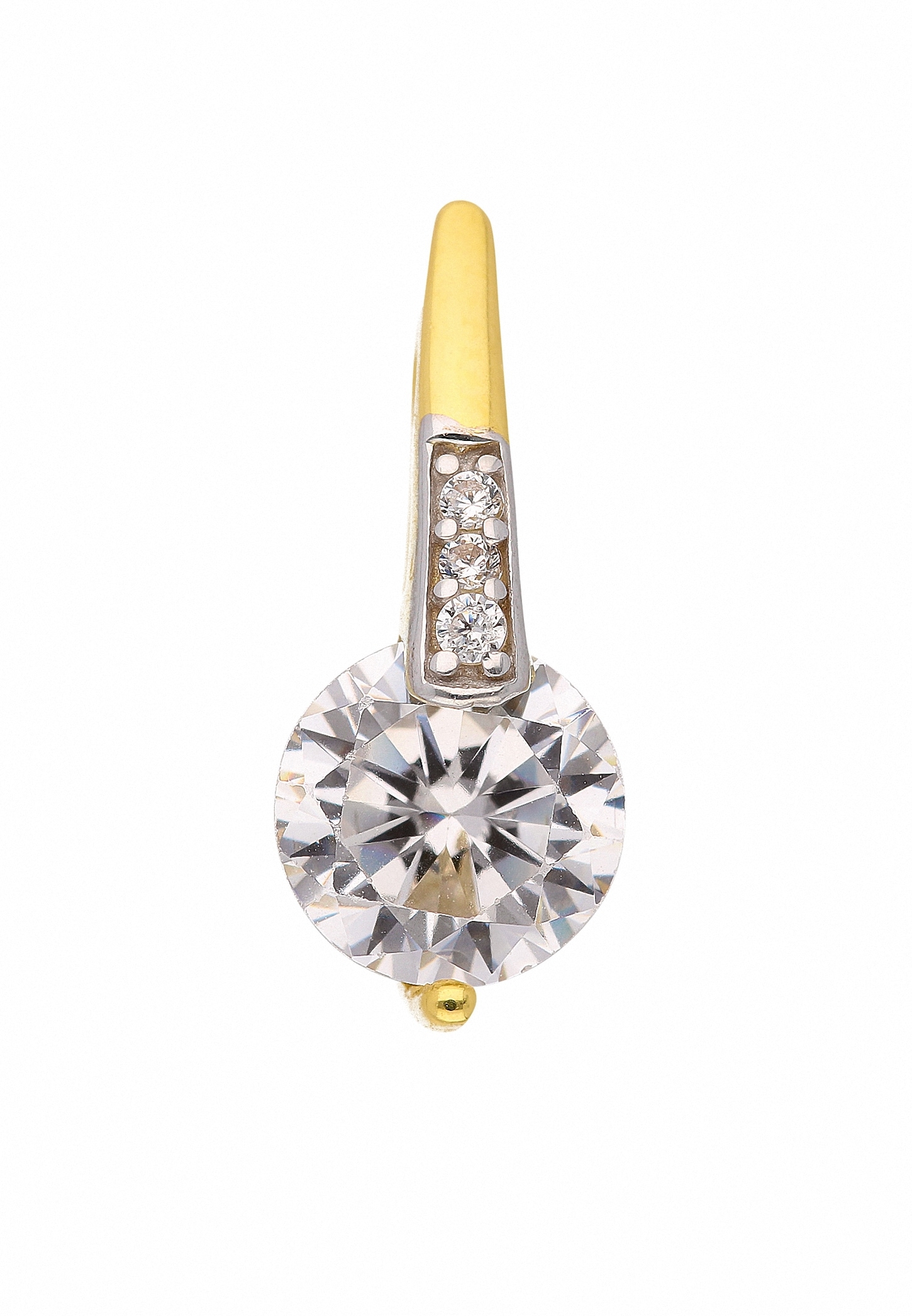 Adelia´s Kettenanhänger »333 Gold Anhänger mit Zirkonia«