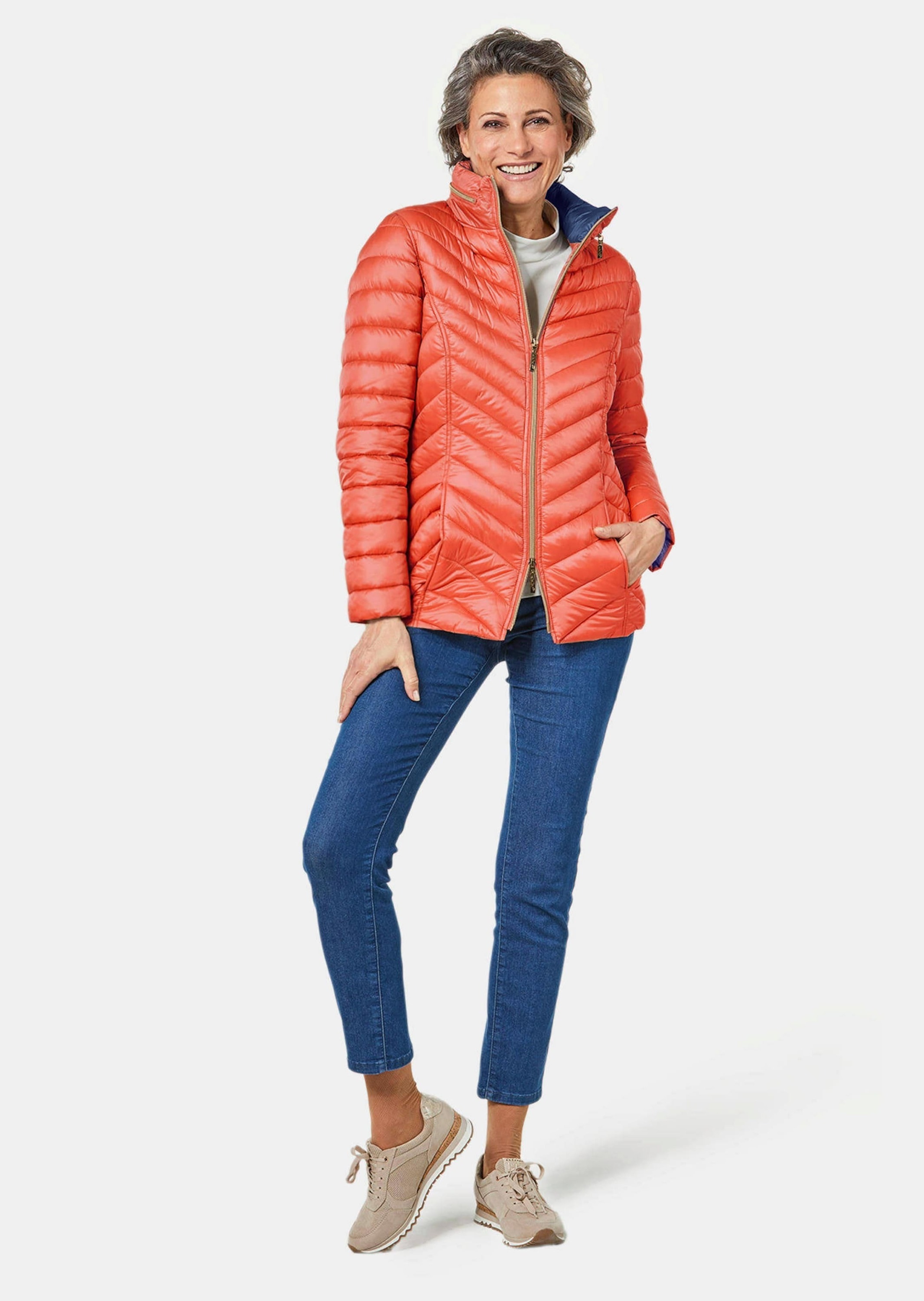 GOLDNER Steppjacke »Leichte Steppjacke in knitterarmer Ware«