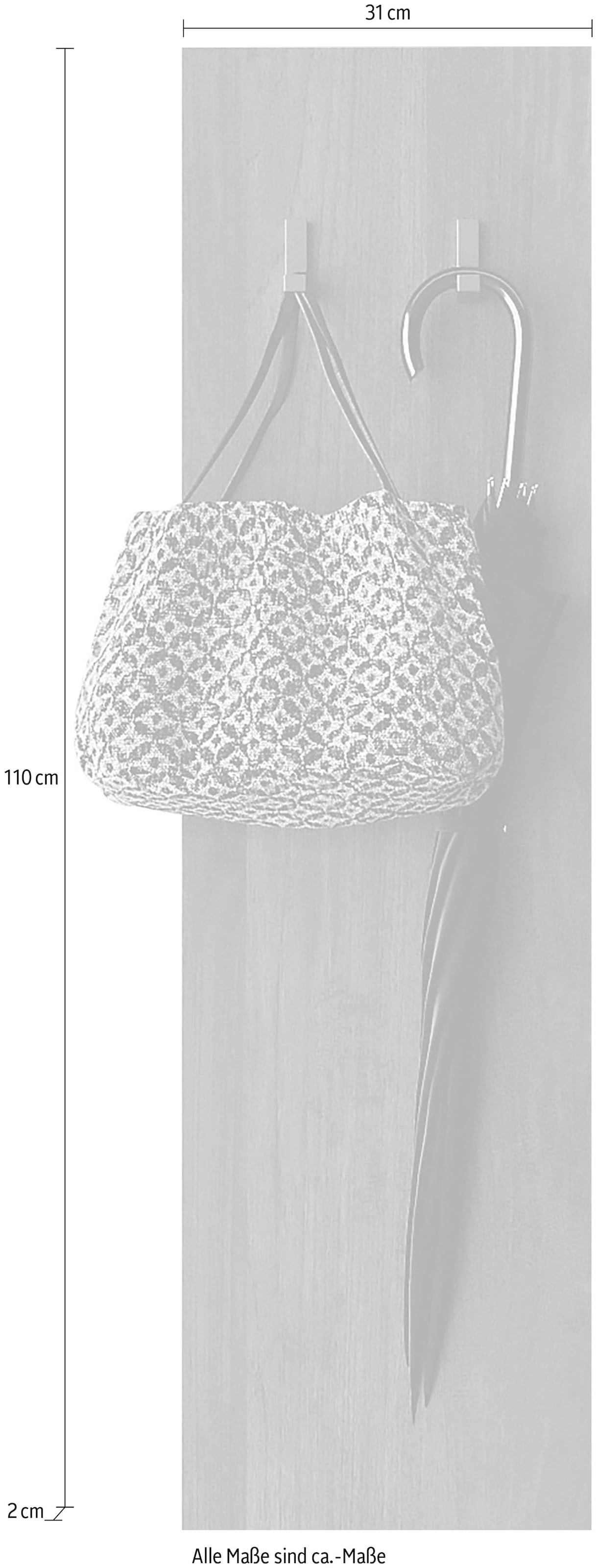 Home affaire Garderobenpaneel »Jupiter« 31 x 110 cm