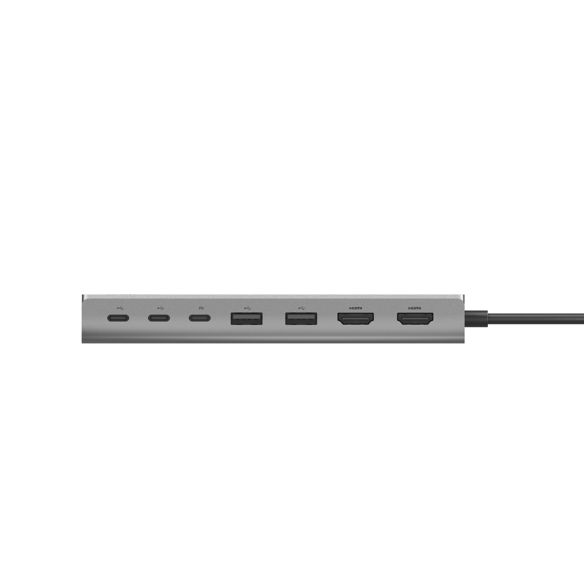 Belkin Laptop-Dockingstation »Connect Universal USB-C-8-in-1-Core-Hub für zwei Bildschirme«, (1 St.), unterstützt 2 UHD Monitore, 4K/60 Hz und 4K/30 Hz