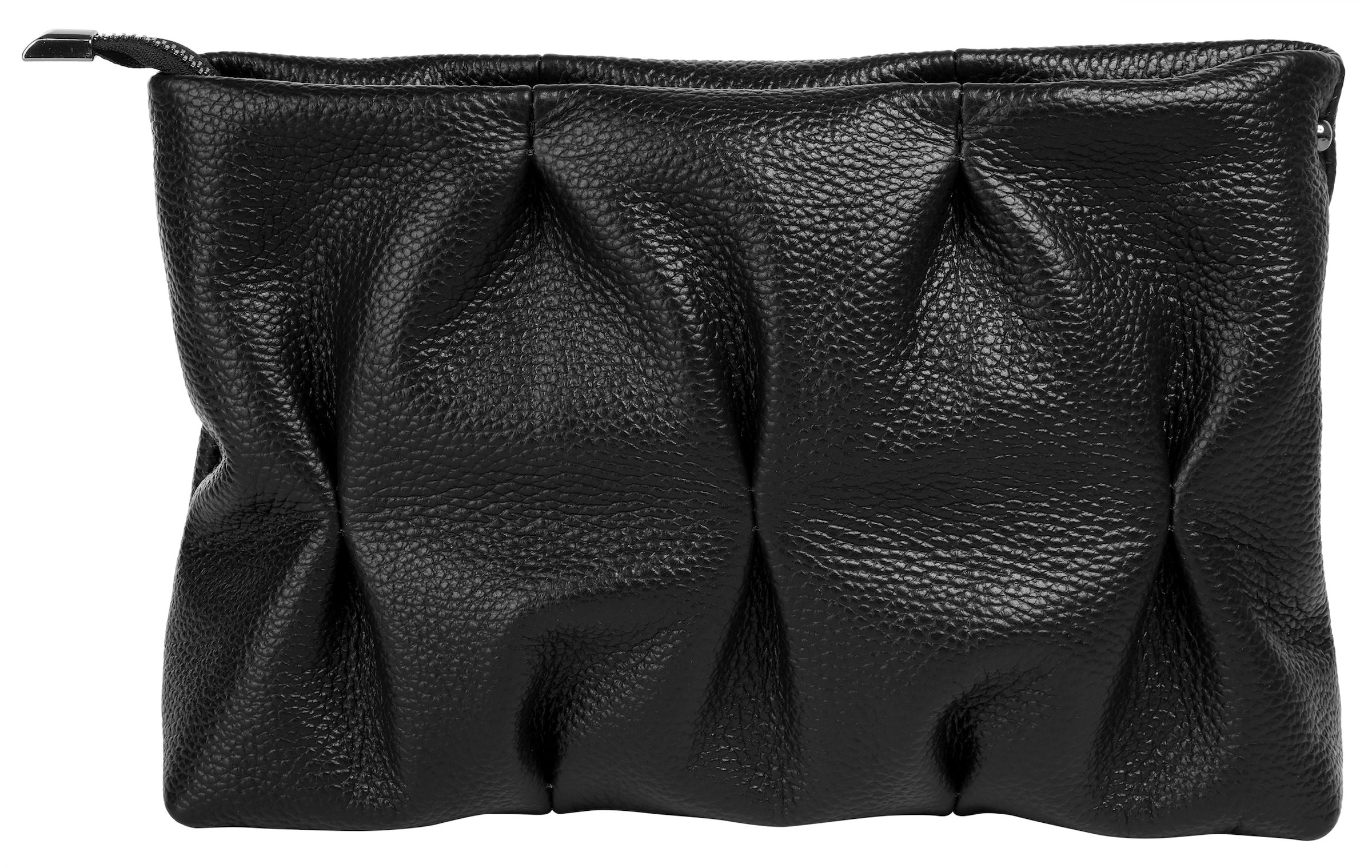 Cluty Umhängetasche, echt Leder, Made in Italy