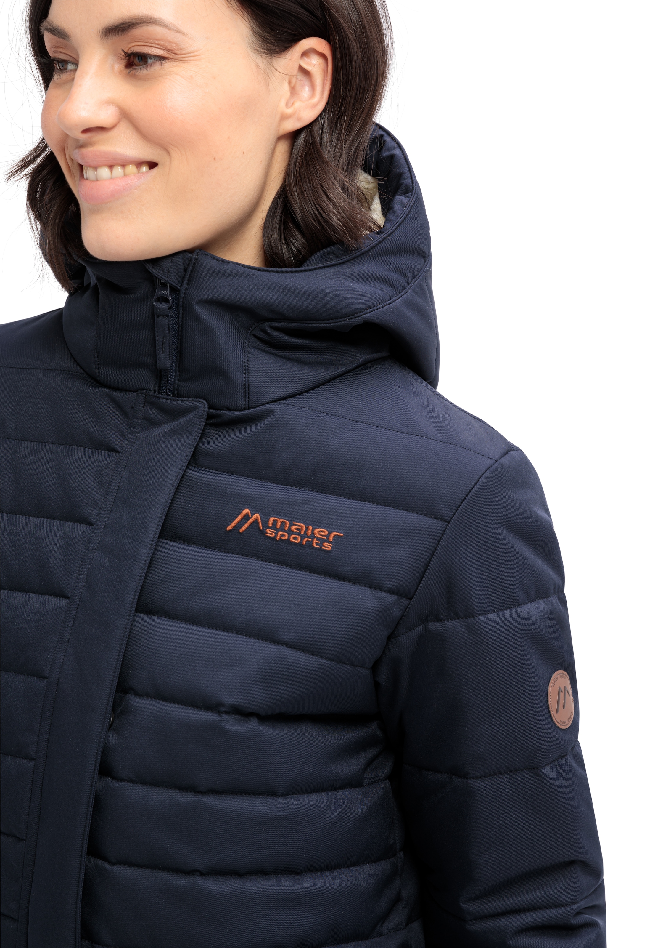 Maier Sports Funktionsmantel »LAERKE«, Damen Mantel, Outdoormantel wind/wasserdicht, 4 geräumige Taschen