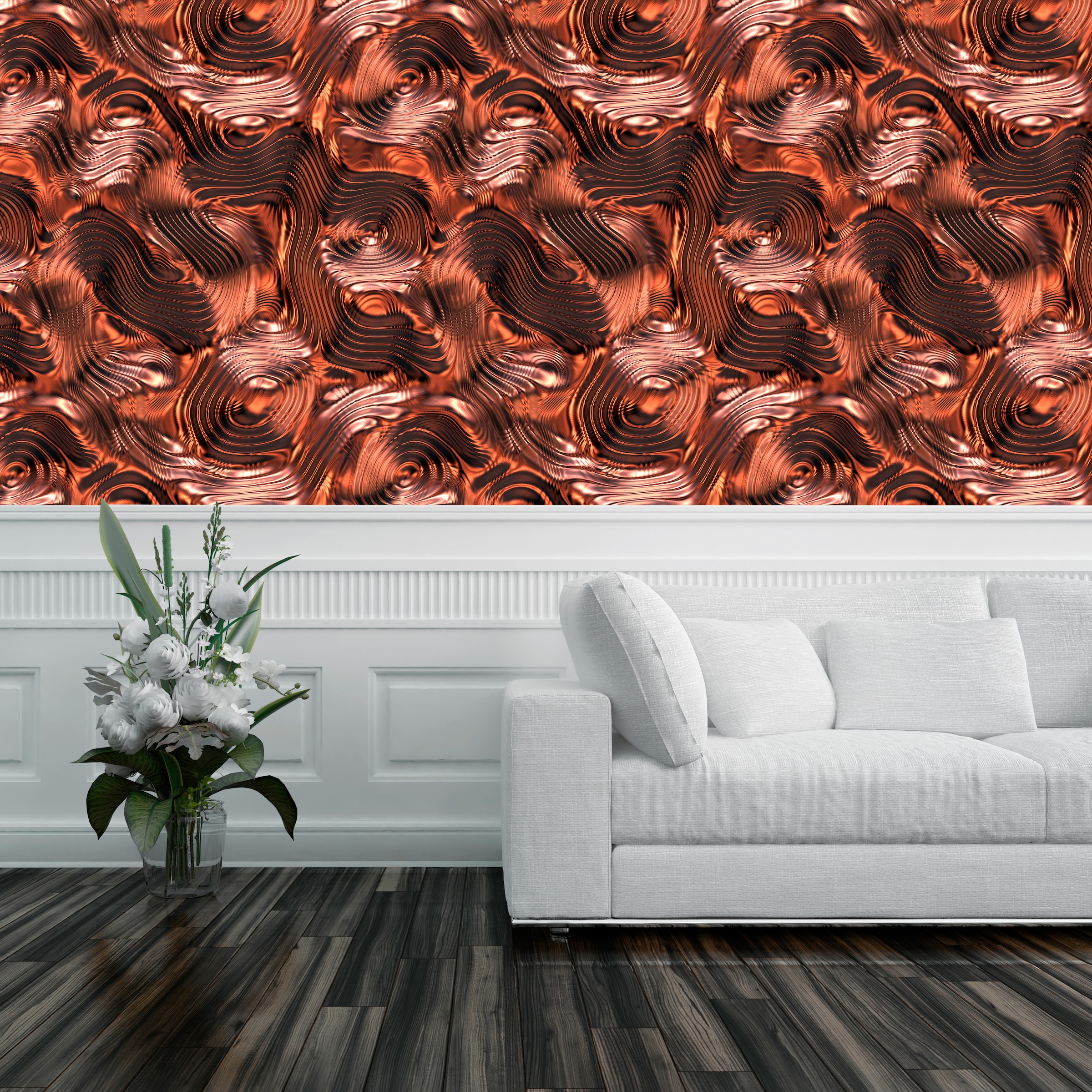 queence Vinyltapete »Oancoitha« 3D-Optik | Motiv | bedruckt | clean glatt 90x250cm, selbstklebend, kinderleichte Anbringung, , Sticker