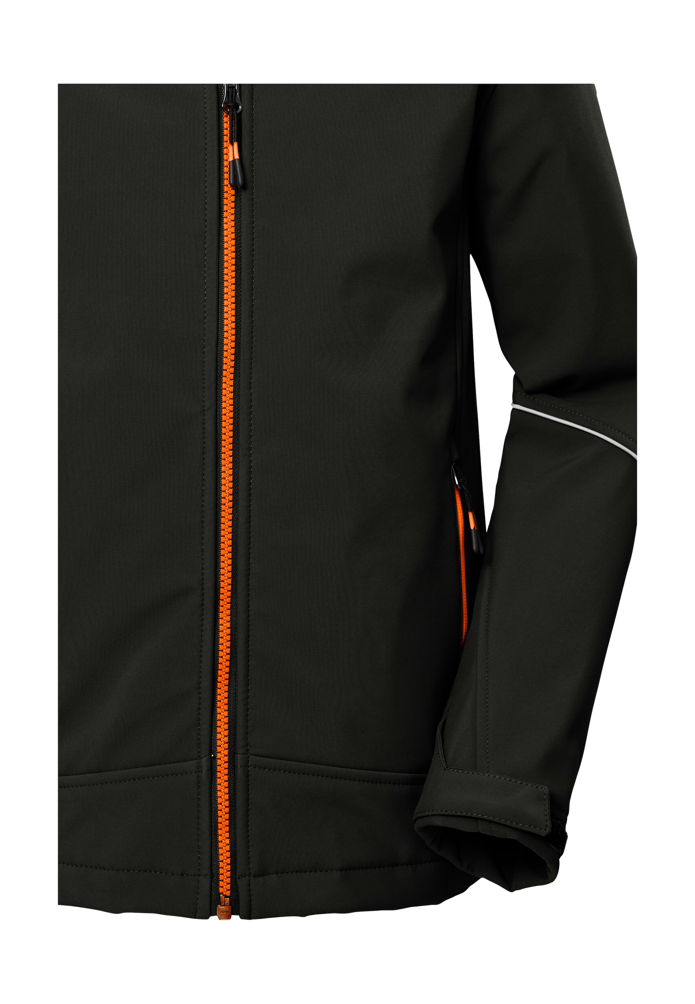 Killtec Softshelljacke »KOW 366 BYS SFTSHLL JCKT«, Wasserabweisende Softshelljacke mit Fleece, Kapuze und Reflektoren
