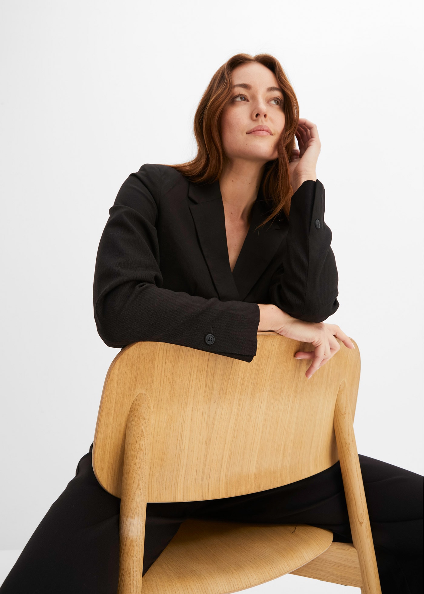 bonprix Jackenblazer »Blazer« festlicher Stil, schmale Passform, mit Paspeltaschen