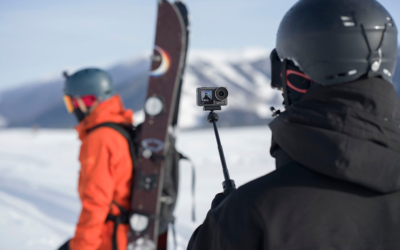 DJI Camcorder »Osmo Action 5 Pro Advanced Combo - OTTO Exklusiv-Bundle« 4K Ultra HD Bluetooth