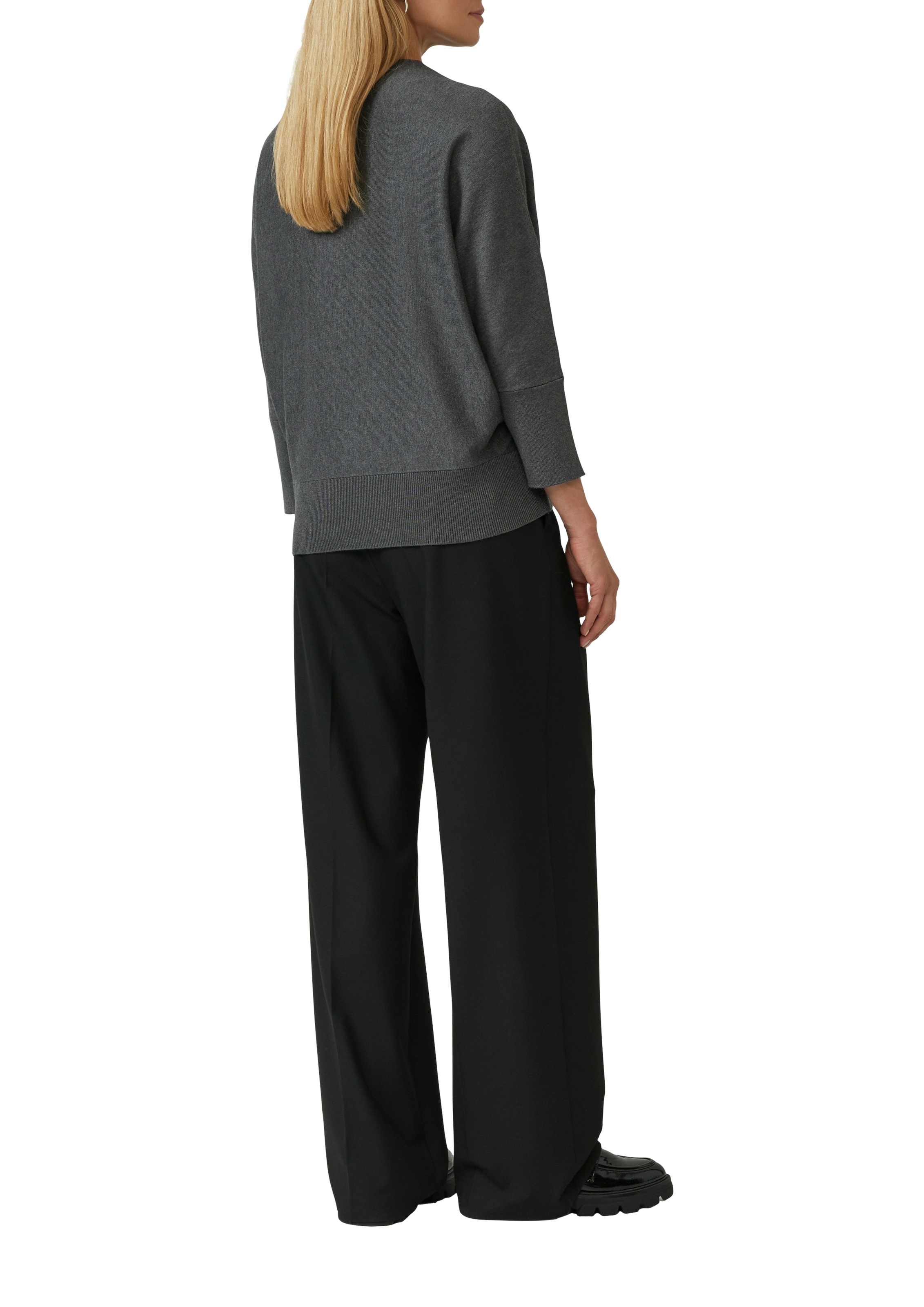 s.Oliver BLACK LABEL Strickpullover, mit Fledermausärmeln