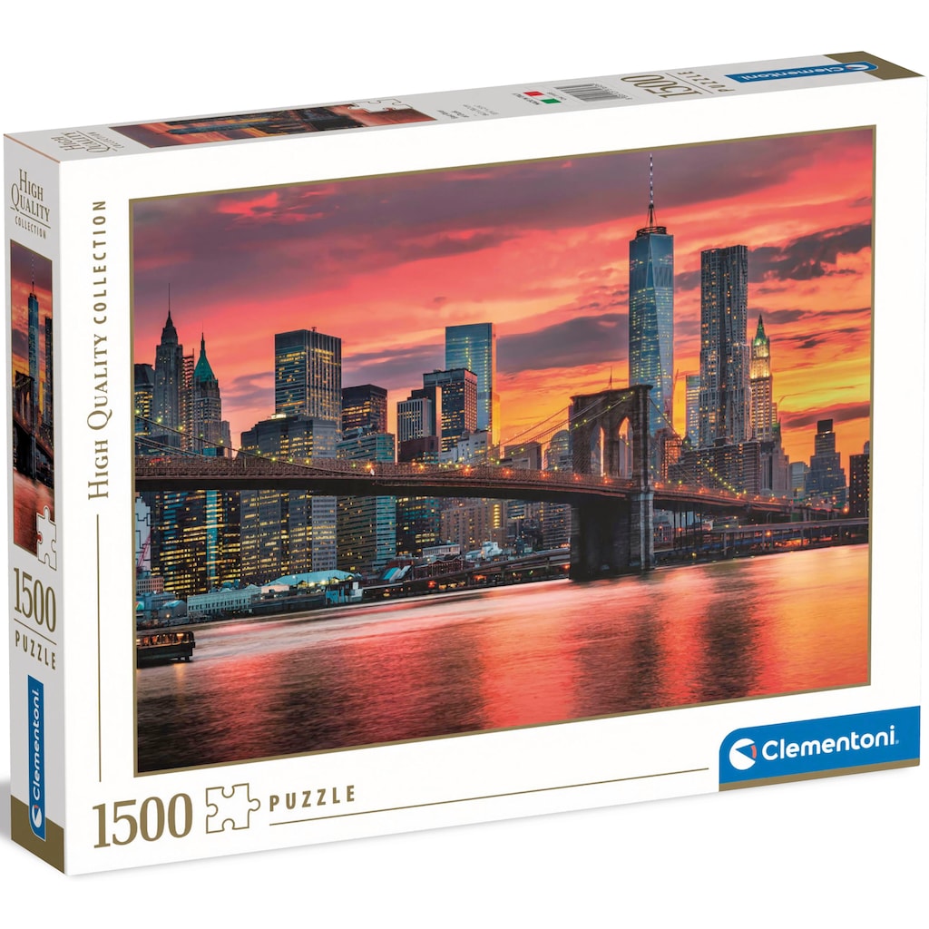 Clementoni® Puzzle »High Quality Collection, East River im Morgengrauen«