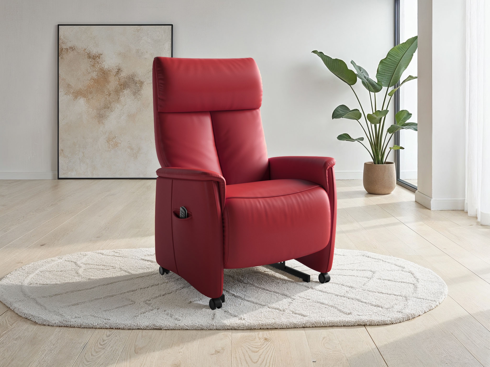 sit&more TV-Sessel "Cremona Comfort" wahlweise manuell oder elektrischer Funktion mit Akku