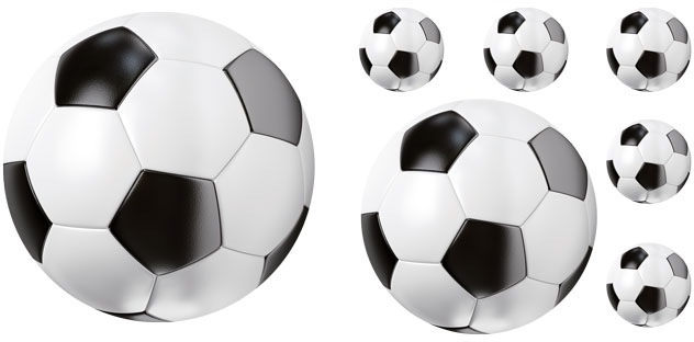 Wall-Art Wandtattoo »Fußball Set Fußbälle«, (1 St.) kaufen