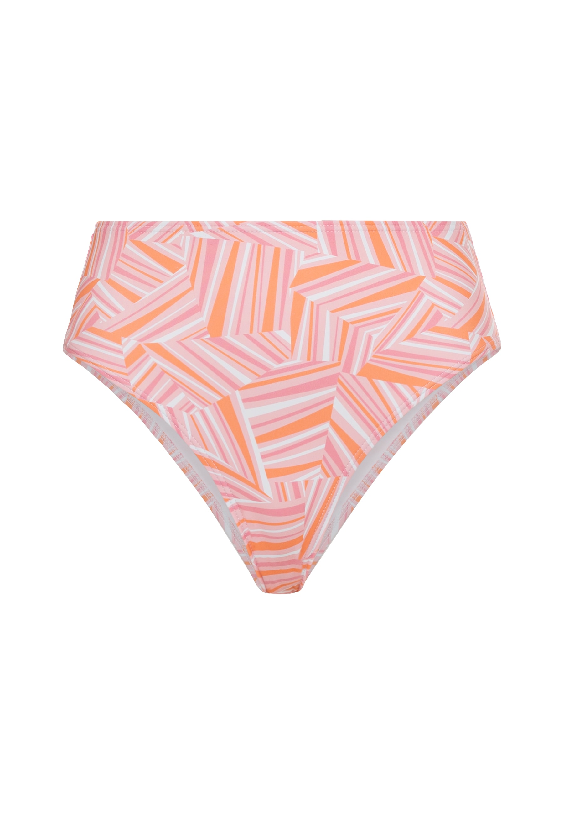 LSCN by LASCANA Highwaist-Bikini-Hose »Lisa«, mit grafischem Muster