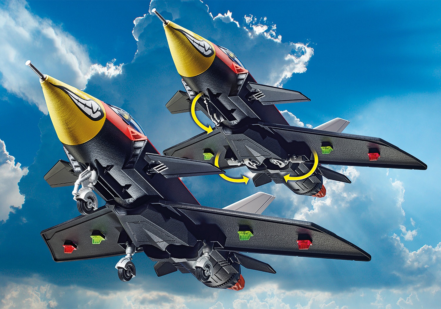 Playmobil® Konstruktions-Spielset »Düsenjet "Eagle" (70832), Air Stuntshow«, (45 St.), Made in Germany