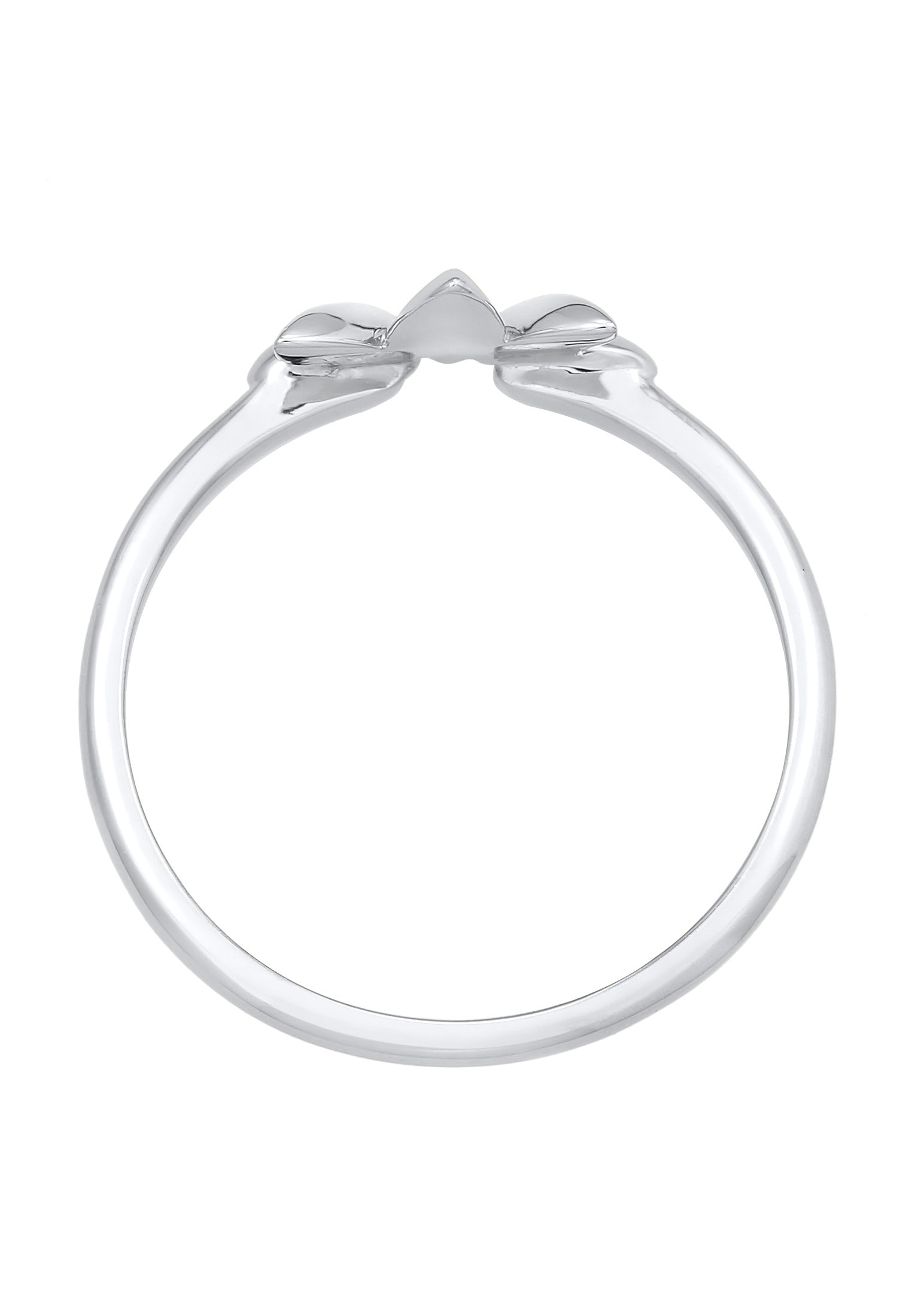 Elli Silberring »Ring Blatt Leaf Natur 925 Silber«