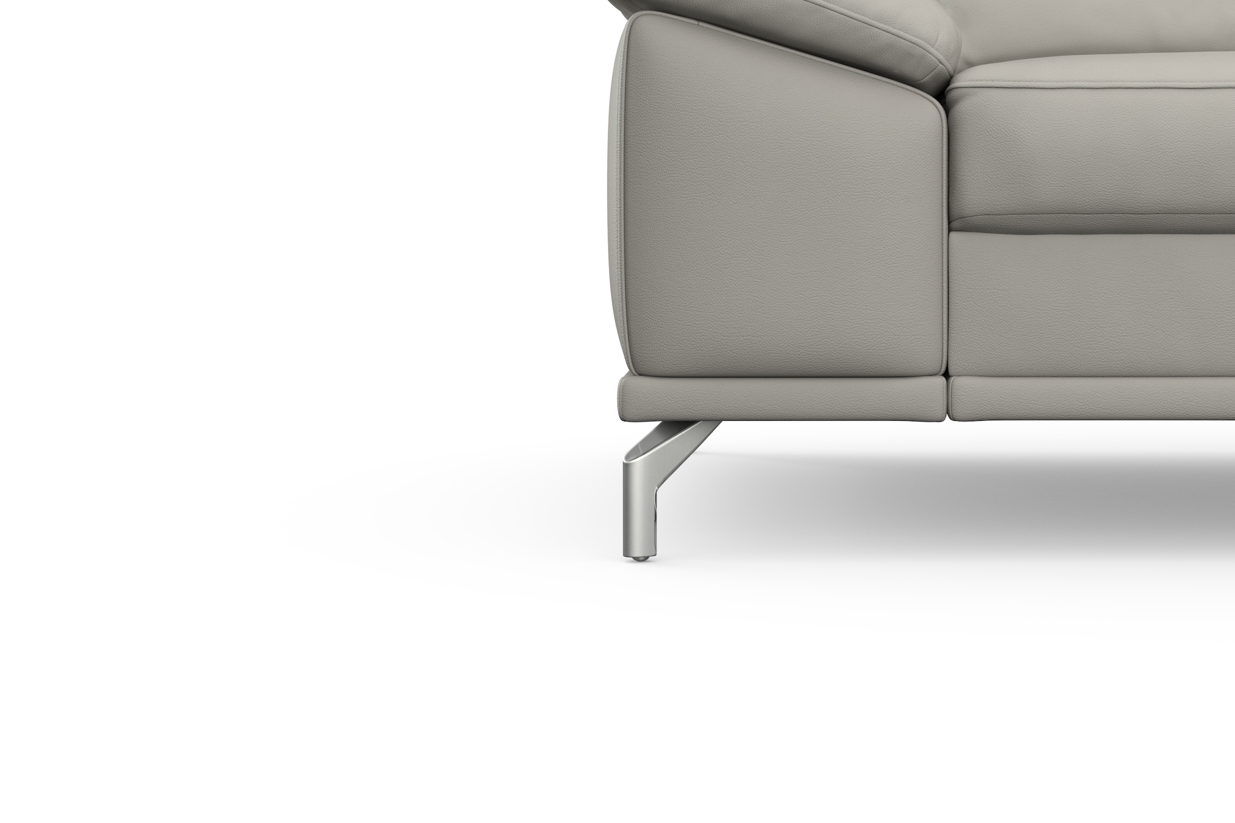 sit&more Ecksofa »Cabrio L-Form, mit Sitztiefenverstellung, Arm- und Kopfteilverstellung«, 3 Nierenkissen, Federkern, optional Bettfunktion und Stauraum