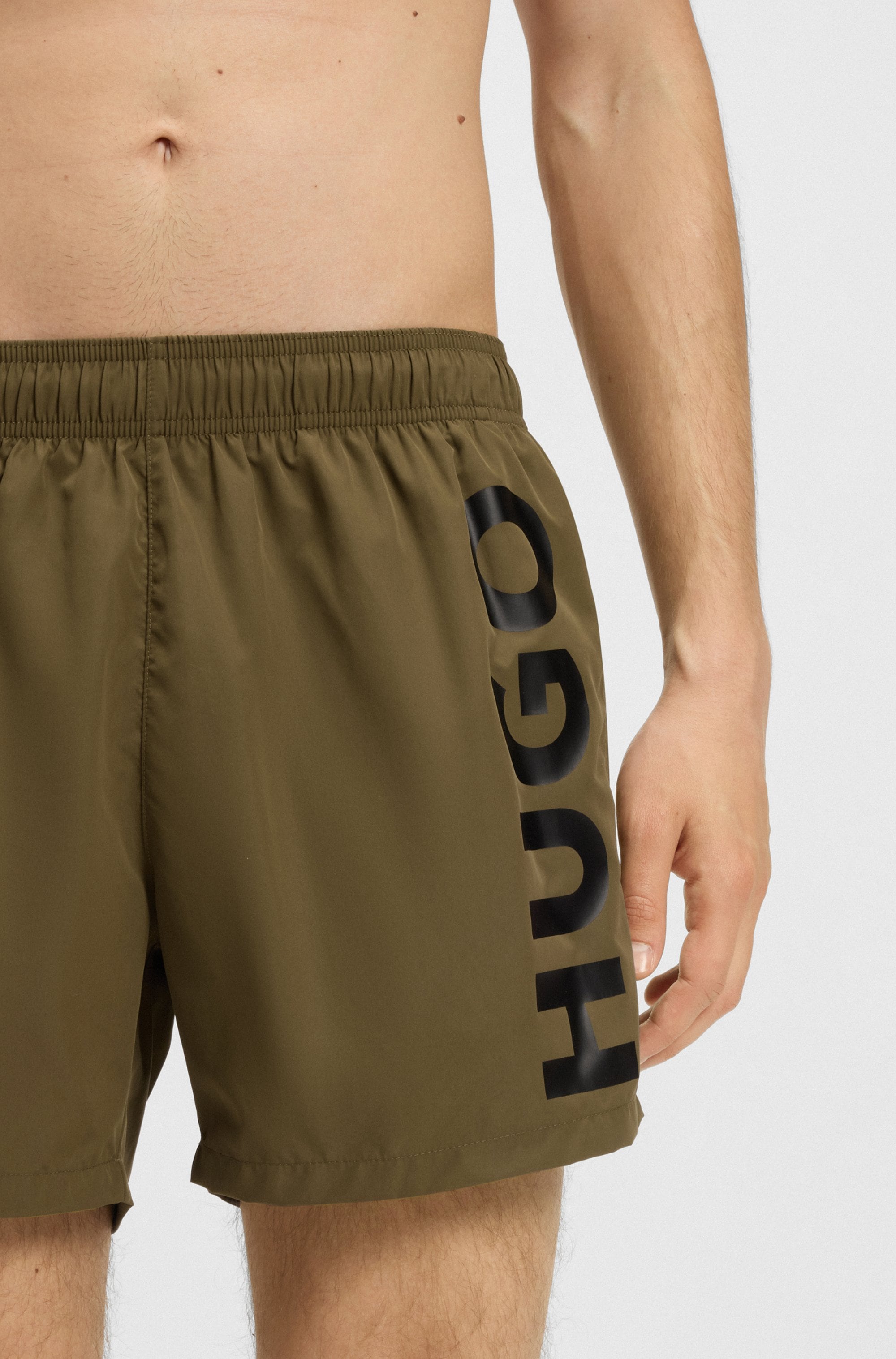 HUGO Underwear Badeshorts »ABAS« seitlich mit großem HUGO Logo-Print