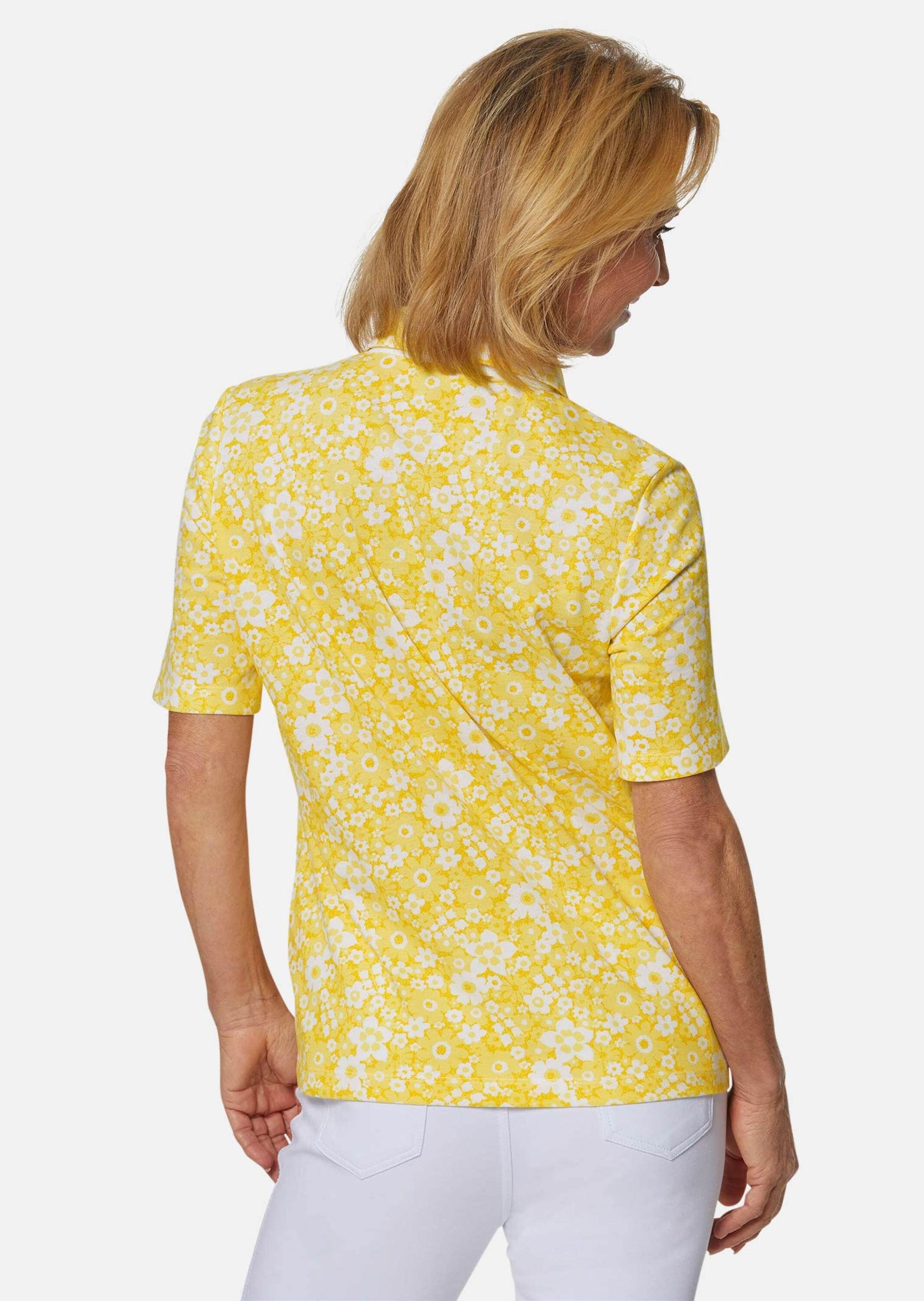 GOLDNER Poloshirt »Druckpoloshirt Pikee-Druckpoloshirt«