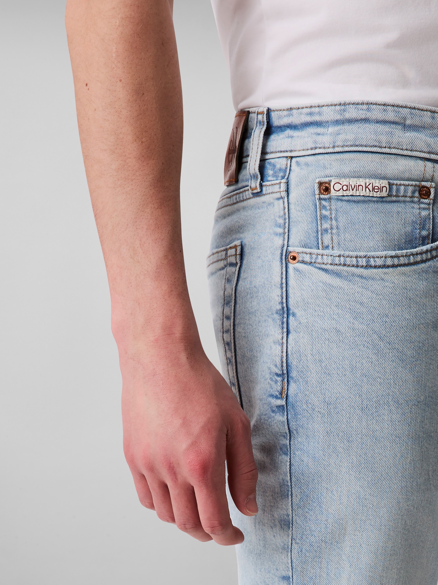 Calvin Klein Jeans Slim-fit-Jeans »SLIM JEAN REGEN«, Mit Gürtelschlaufen