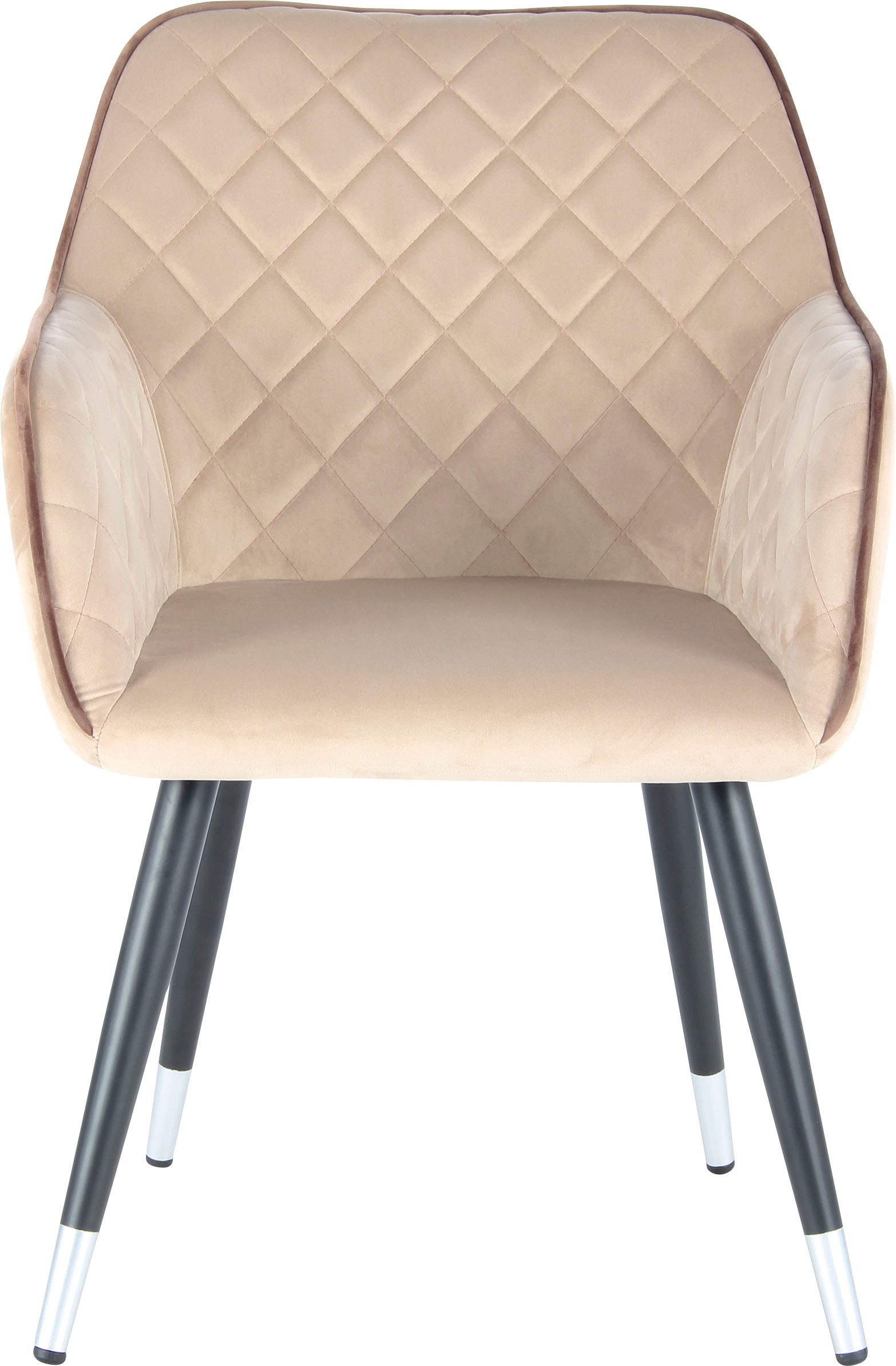 Kayoom Polsterstuhl »Stuhl Amino 525, stilvoller Design-Stuhl, elegante Optik«, 1 St., samtweicher Bezug, elegant, glamourös, elegante Optik