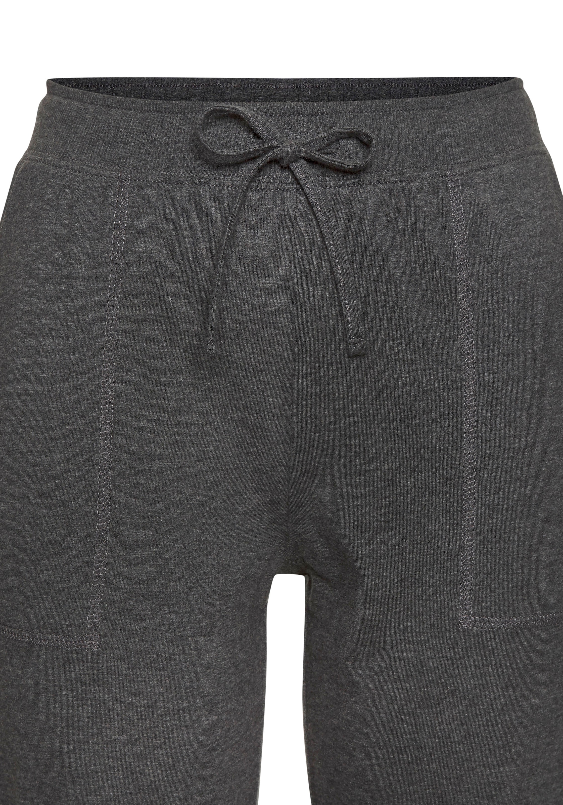 Vivance Dreams Pyjama 2 tlg. mit schönem Melangeeffekt