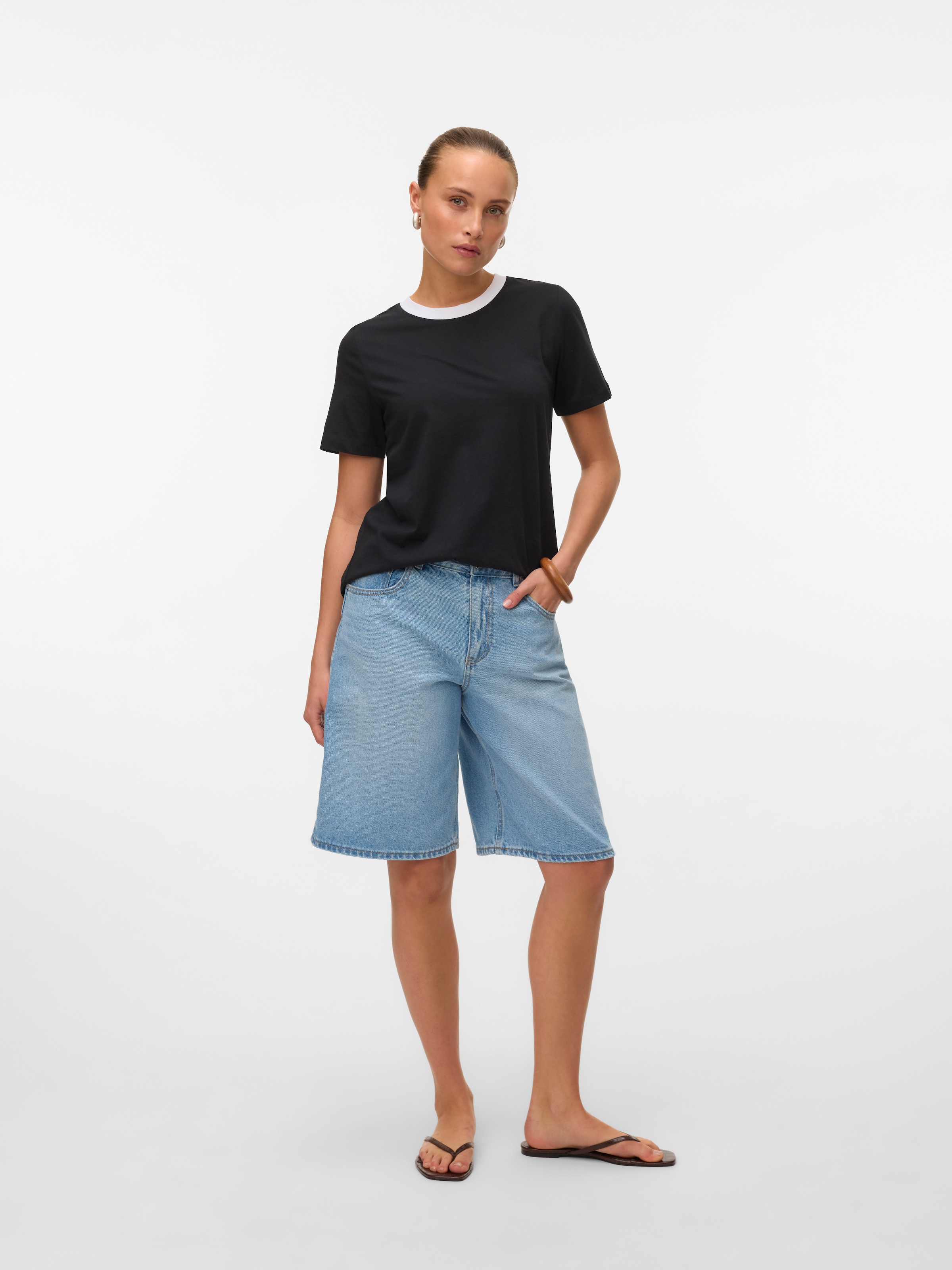 Vero Moda Kurzarmshirt »VMPAULINA SS T-SHIRT GA JRS NOOS«