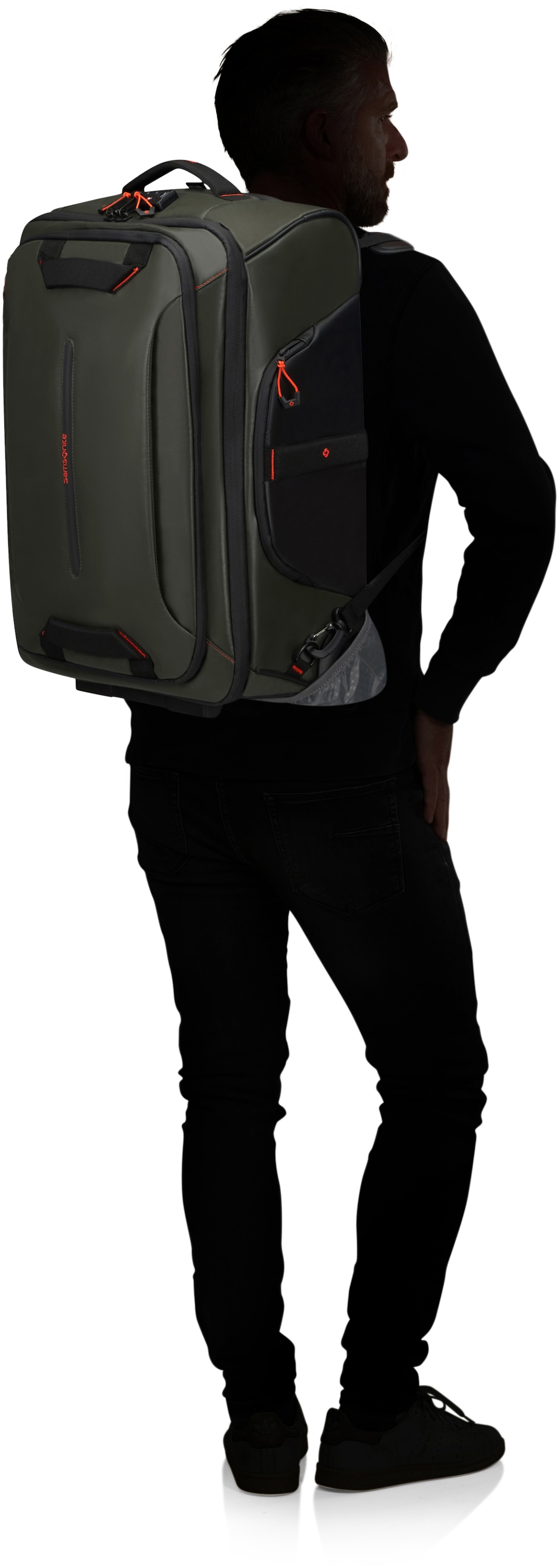Samsonite Reisetasche »ECODIVER«, mit Trolley- und Rucksackfunktion; teilweise aus recyceltem Material