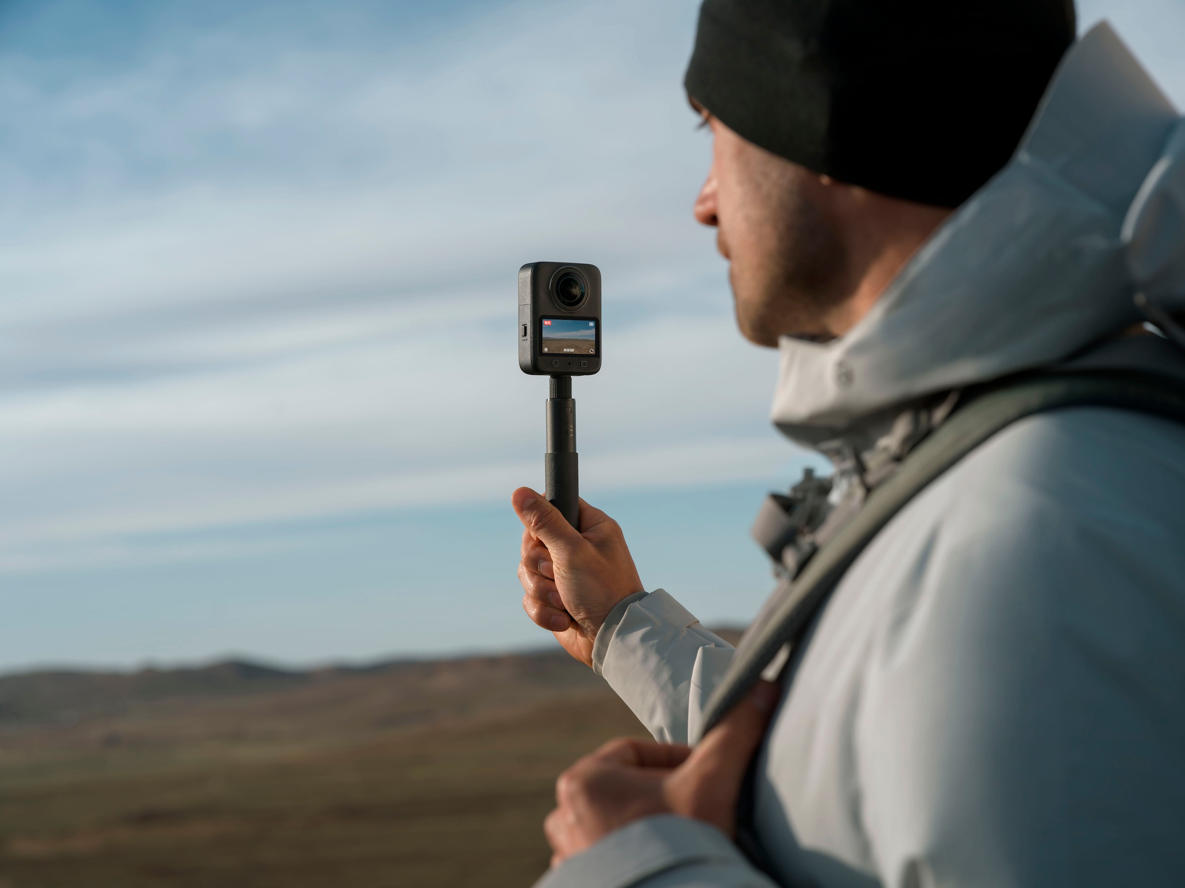 DJI Action Cam »Osmo 360 Adventure Combo«, 8K, Bluetooth-WLAN (Wi-Fi), 360°-Kamera