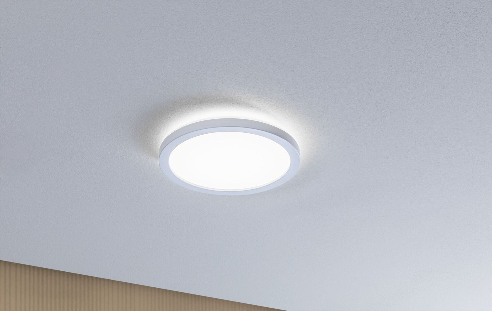 Paulmann LED Panel »Atria Shine IP44 rund 190mm 11,2W 850lm 4000K«, 1 flammig, Backlight