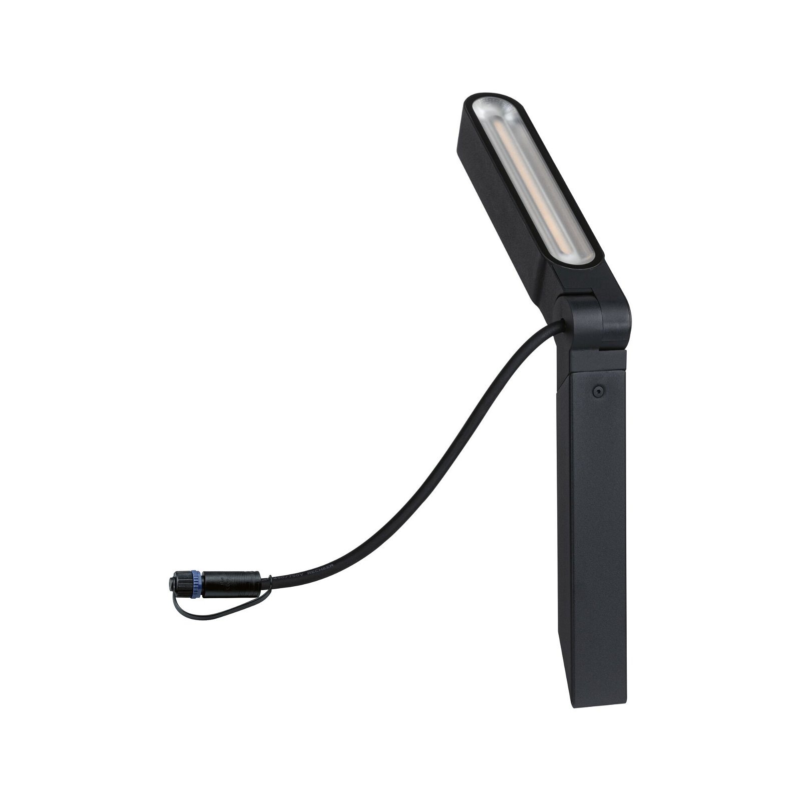 Paulmann LED Gartenstrahler »Plug & Shine Ito Einzelspot Vertikale Ausrichtung 3000K 6W Anthrazit«, 1 flammig, IP65