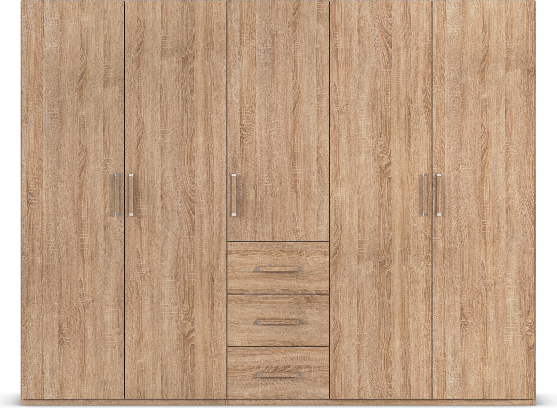 rauch Drehtürenschrank »Kleiderschrank Schrank Garderobe Schlafzimmerschrank EVELYN«, (in 2 Höhen 197 oder 210 cm erhältlich), in elegantem Stil mit Schubladen 3 Breiten und 2 Höhen MADE IN GERMANY