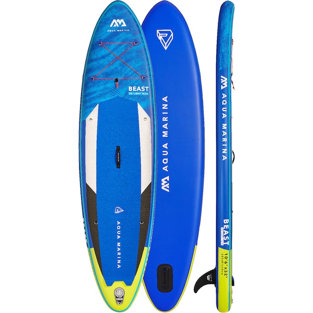 Aqua Marina Inflatable SUP-Board »Beast Stand-Up«, (Set, 6 tlg., mit  Paddel, Pumpe und Transportrucksack) bei