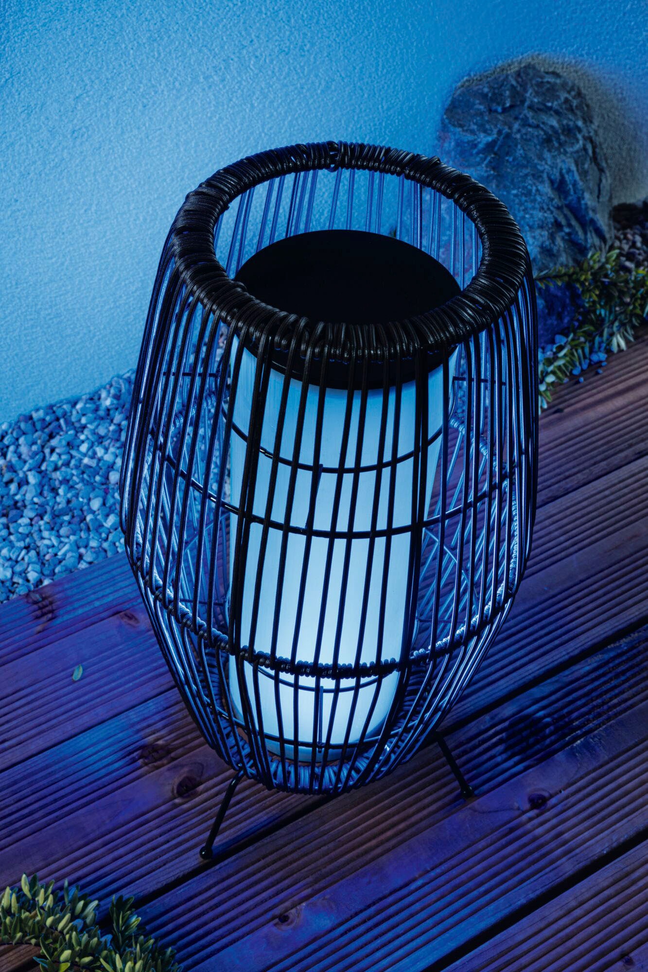 Paulmann LED Gartenleuchte »Outdoor Plug & Shine Basket 40 RGBW ZigBee IP44«, 1 flammig, ZigBee IP44 RGBW