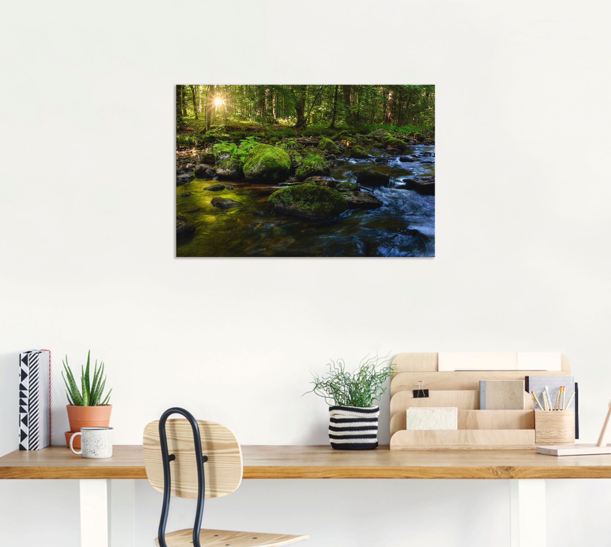 Artland Wandbild »Feenland«, Wald, (1 St.), als Alubild, Outdoorbild, Leinwandbild, Poster in verschied. Größen
