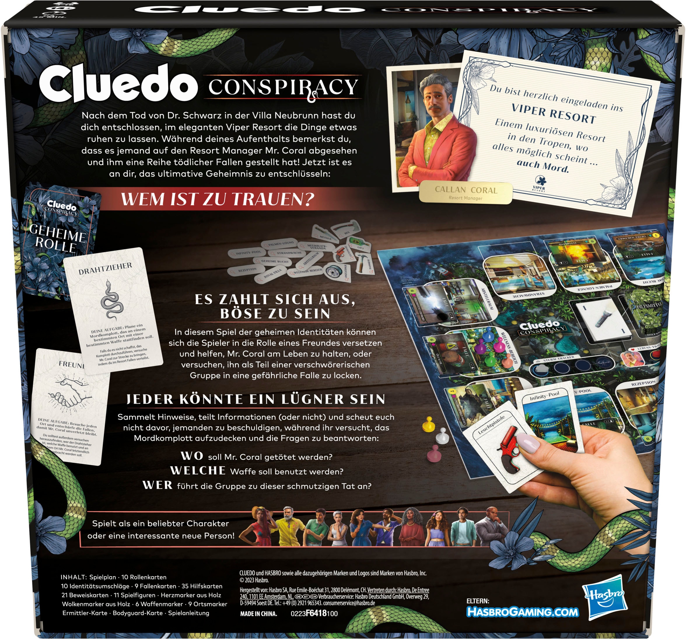 Hasbro Spiel »Cluedo Conspiracy«