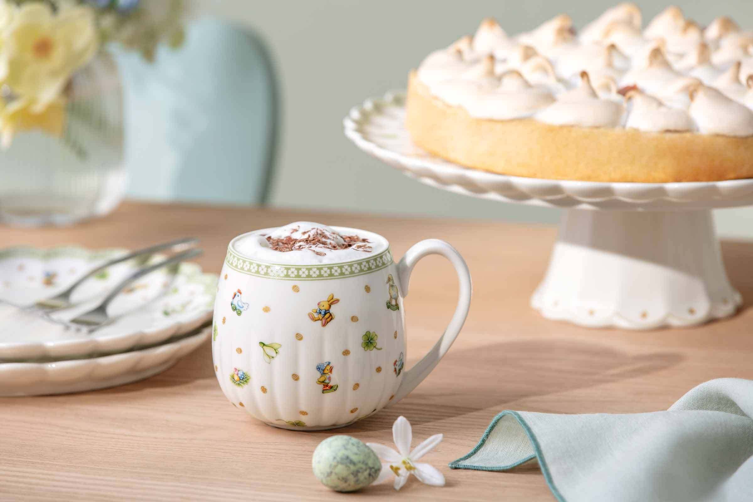 Villeroy & Boch Becher »Henkelbecher Easter Delight 350 ml grün« Mikrowellengeeignet