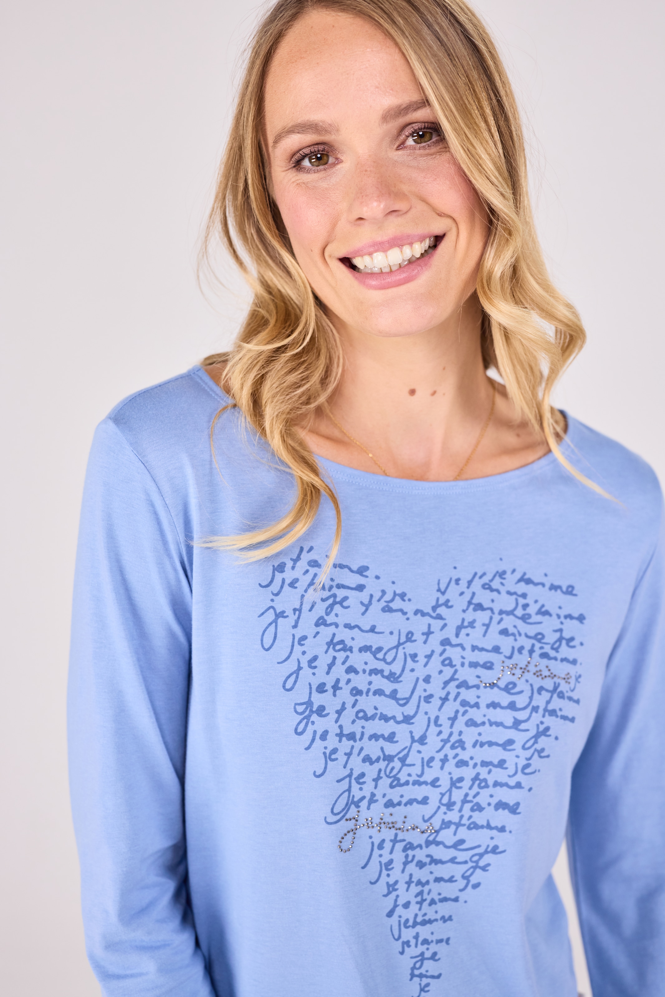 Lieblingsstück Rundhalsshirt »CallidaL« mit Herzmotiv