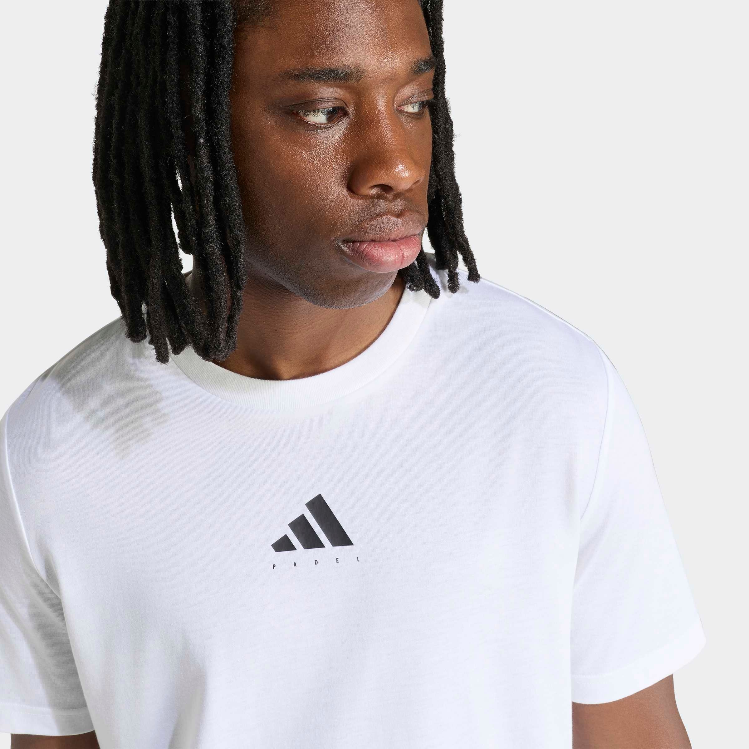 adidas Performance T-Shirt »M PADEL CAT G T« mit Rundhalsausschnitt, ohne Verschluss, aus Polyester