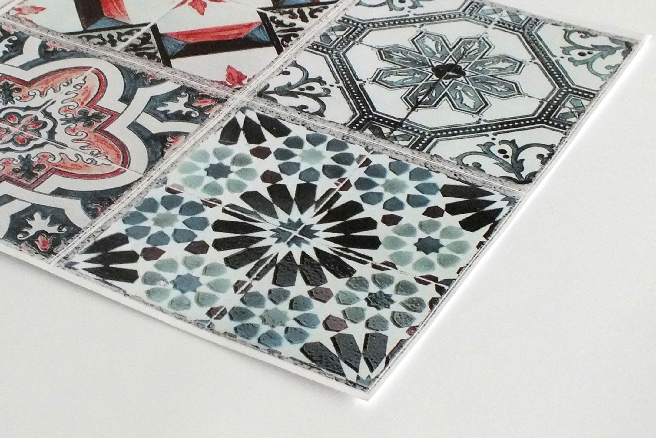 queence Fliesenaufkleber »Knoten«, (12 St.), Stickerfliesen, selbstklebend, Sticker, 12er Set