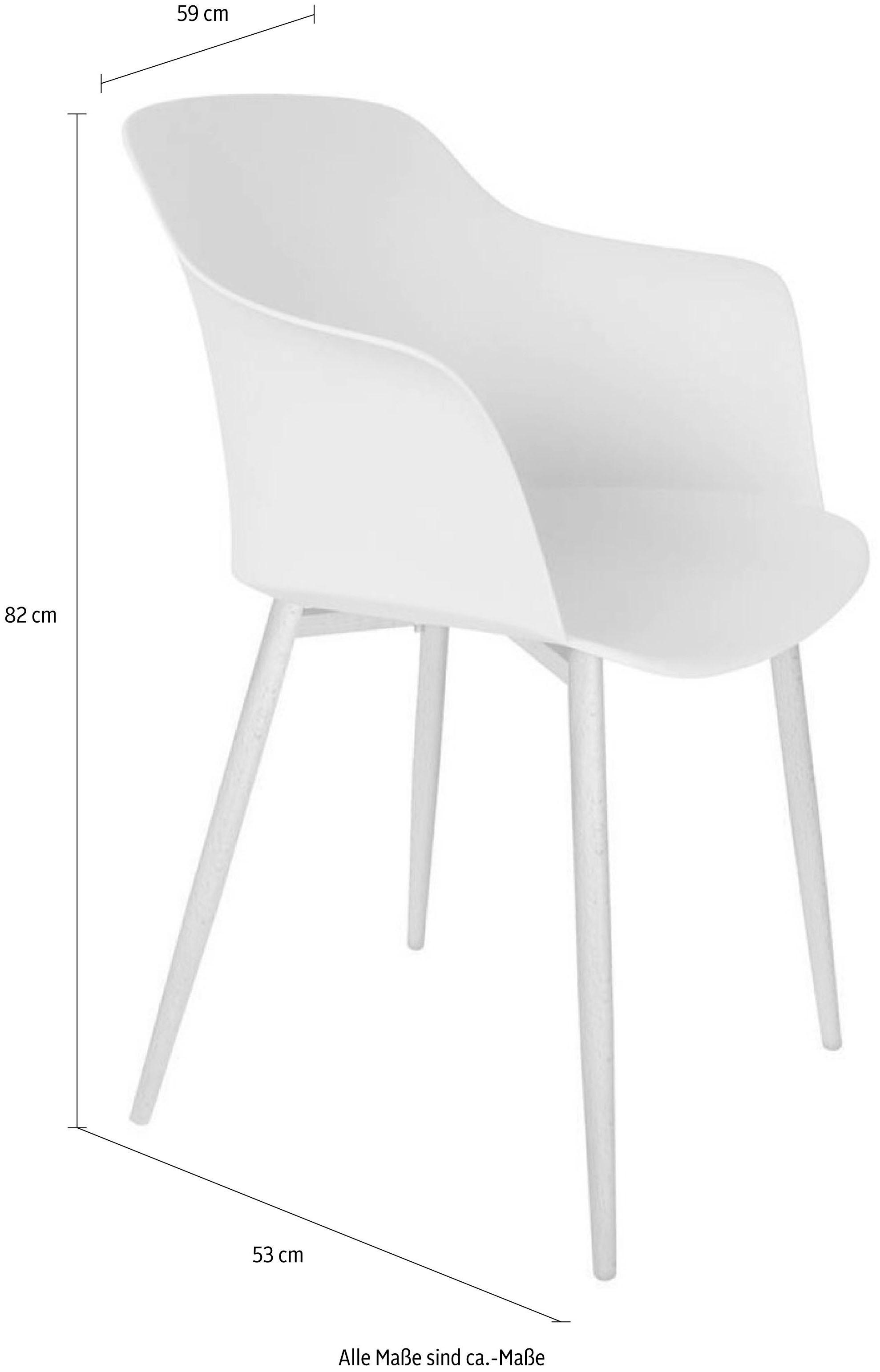 Kayoom Stuhl »Chester 110 4er-Set, schlichte Form, für jeden Wohnraum geeignet«, (Set), 4 St., pflegeleicht, bequem, einfach abwischbar, schlichte Form