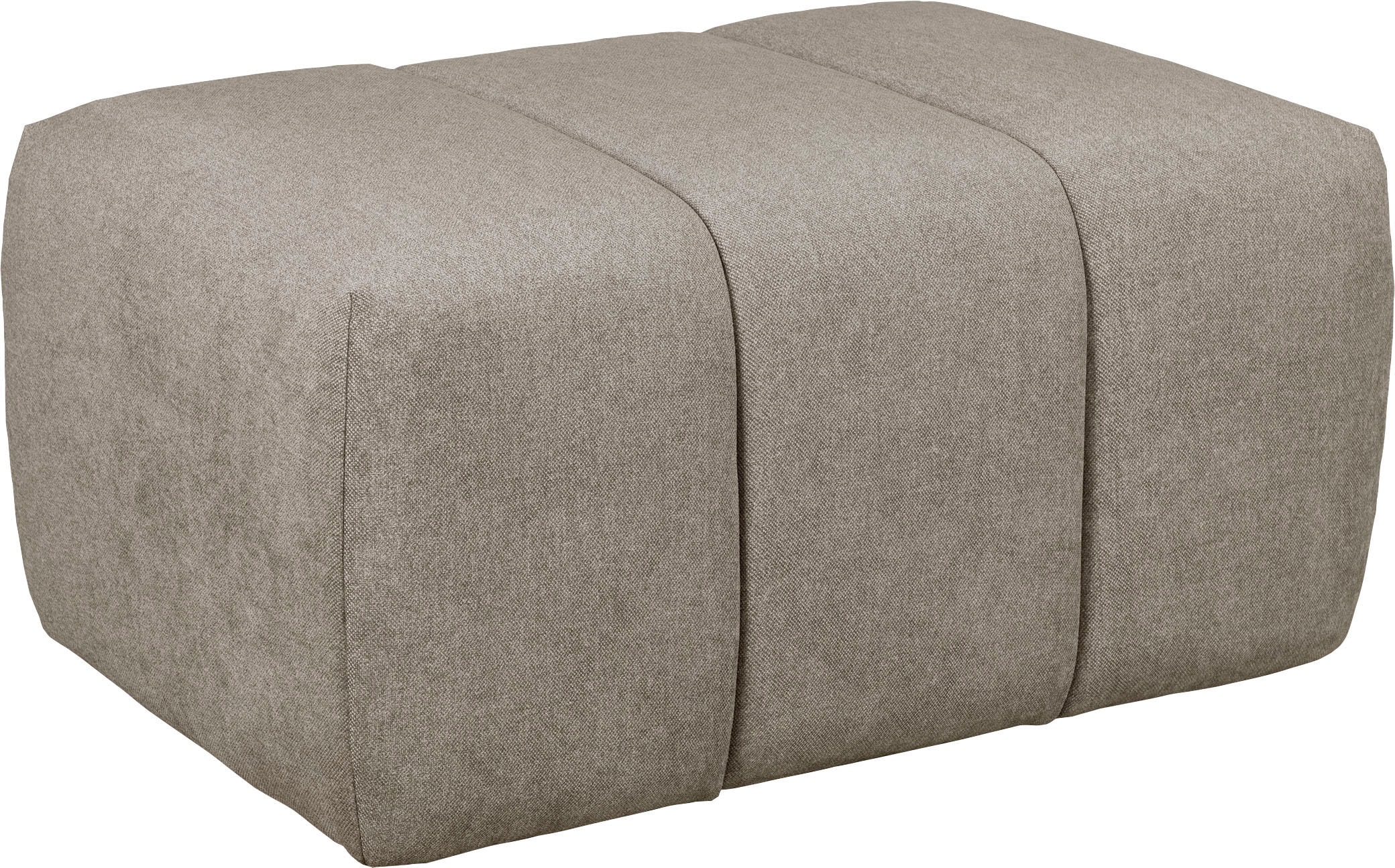 Home affaire Polsterhocker »LYOTH Sitzhocker mit Steppung, Maße B/T/H: 76/76/41 cm« passend zur Serie, hoher Sitzkomfort und modernes Design