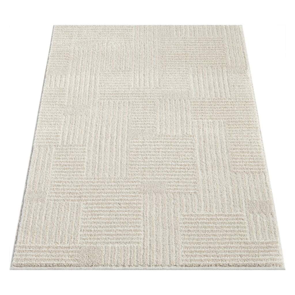 Carpet City Teppich »FLAIR177« rechteckig 11 mm Höhe Kurzflor-Teppich, Skandi-Stil, Wohnzimmer