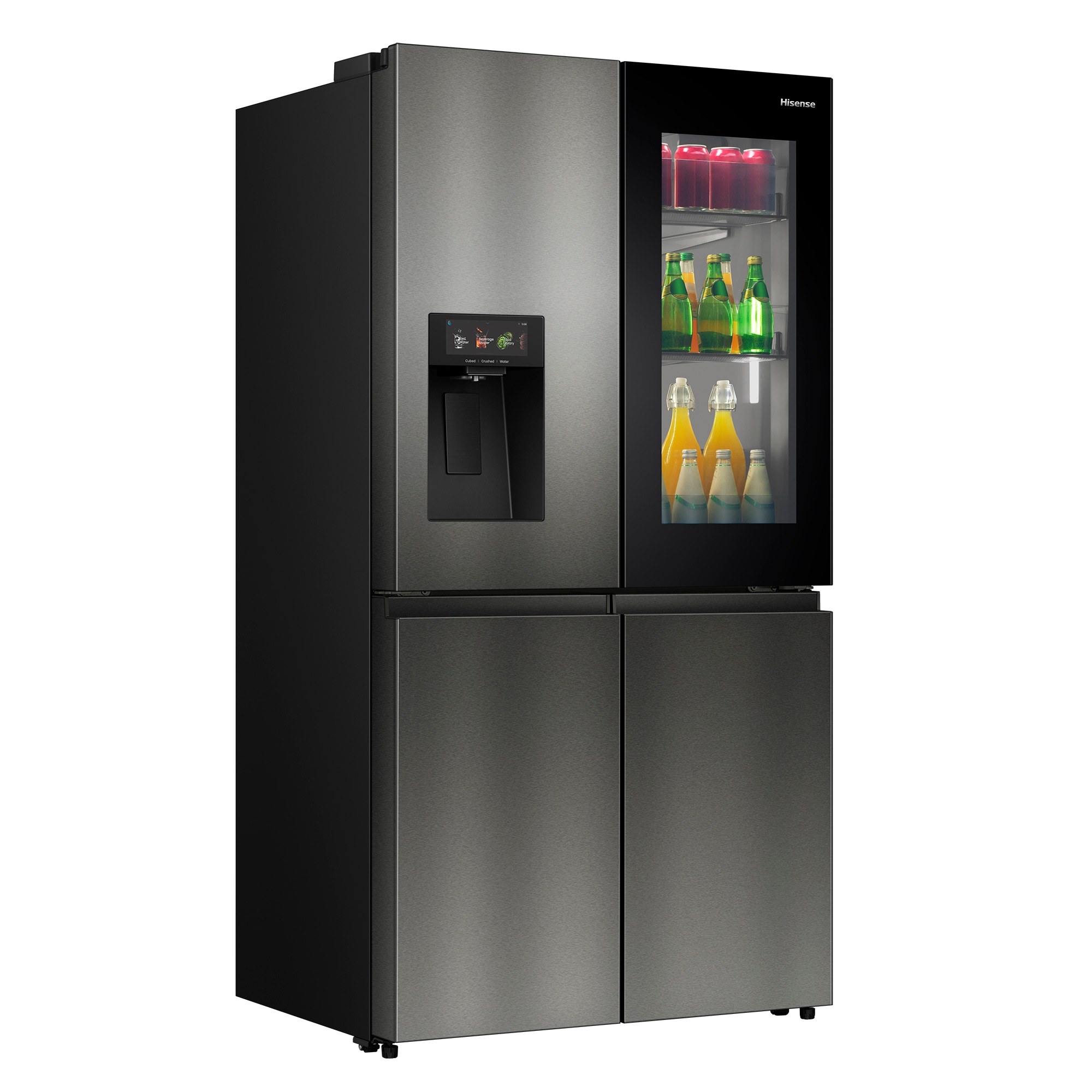 Hisense Multi Door »RQ600P7SKE« 179 cm hoch 91,4 cm breit PureViewDoor - immer sehen was im Kühlschrank ist