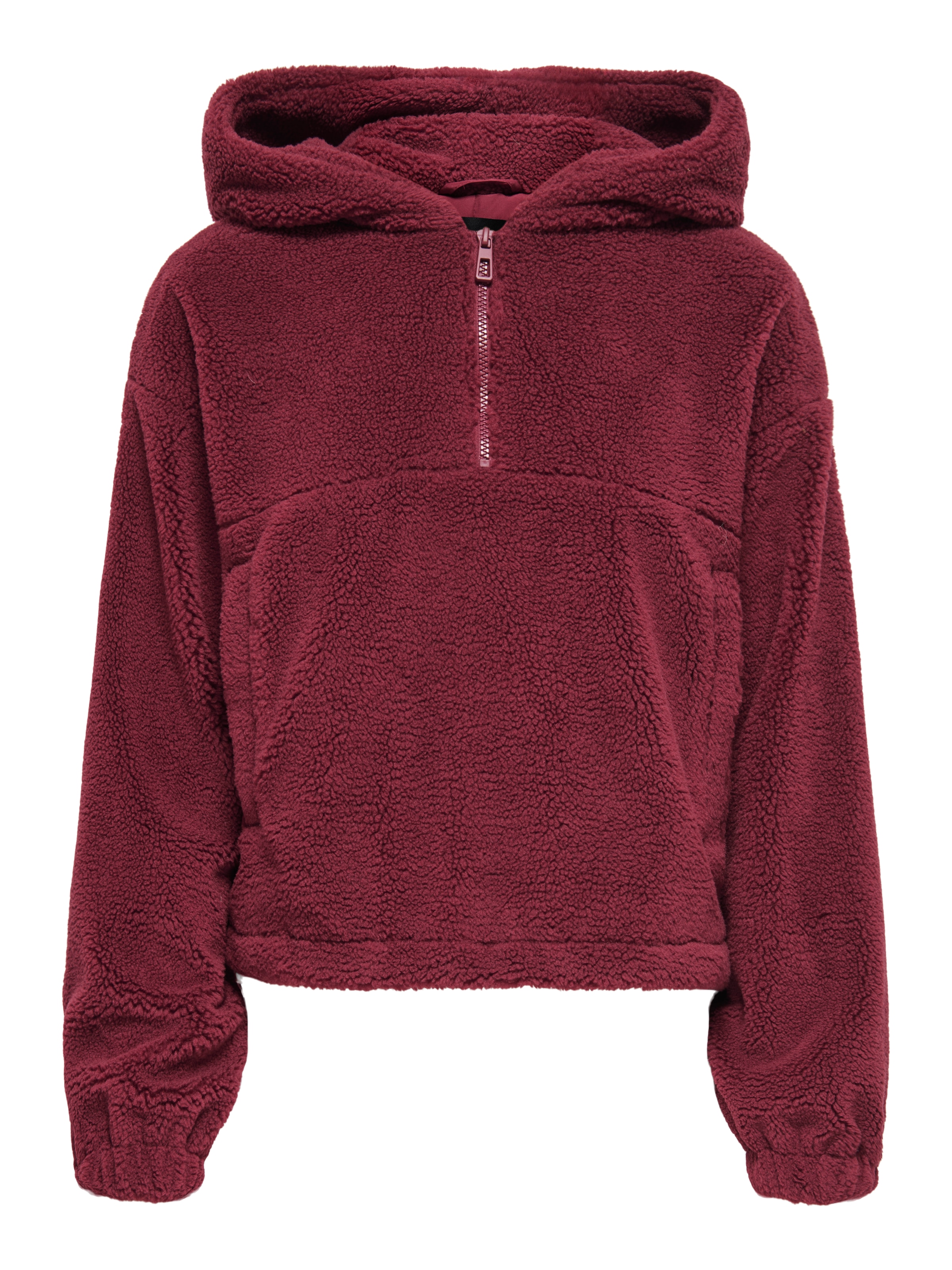 ONLY Fleecejacke »ONLSIENA TEDDY ANORAK LIFE CC OTW« mit Kapuze