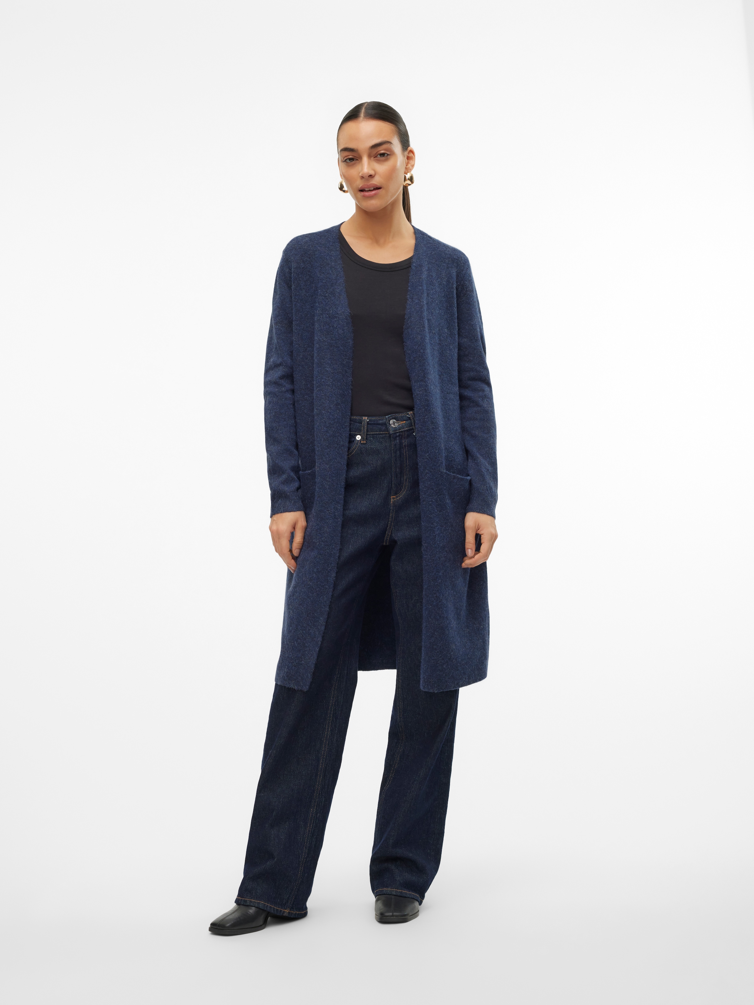 Vero Moda Strickjacke »VMDOFFY LS LONG OPEN CARDIGAN GA NOOS«