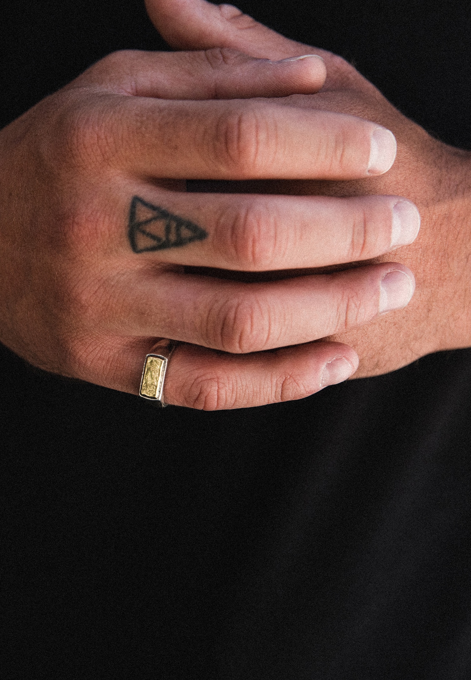 HAZE & GLORY Siegelring »Ring Siegelring - Alive Bi-Colour 925 Silber«