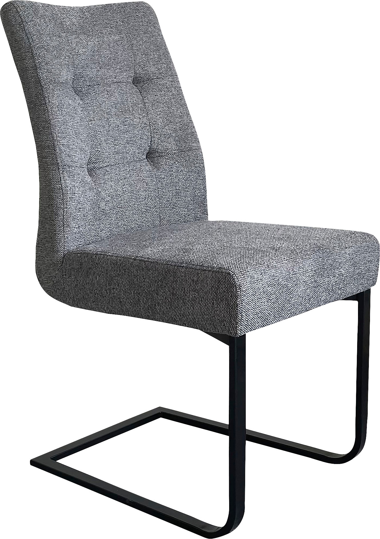 byLIVING Esszimmerstuhl »Marlen XXL«, (Set), 2 St., Webstoff, bis zu 150 kg belastbar, Vintage-Bezug, Freischwinger